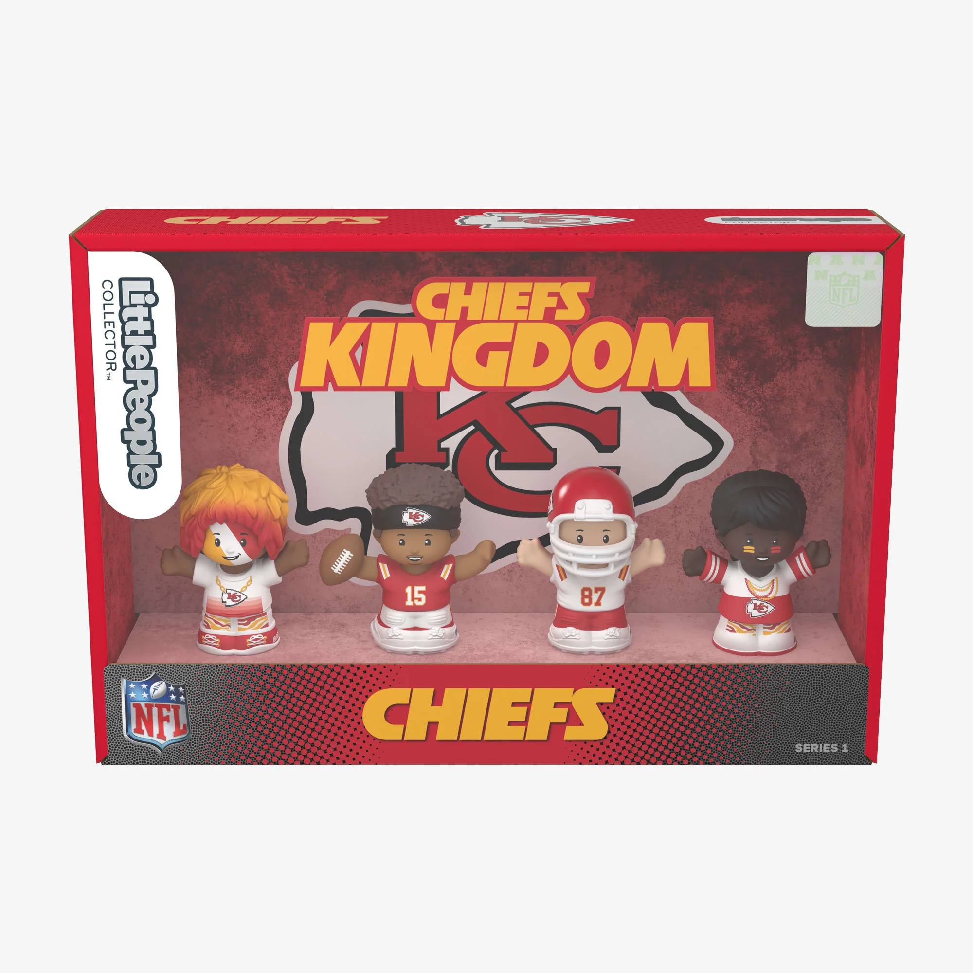 Mattel Creations Little People Collector x NFL Kansas City Chiefs Set