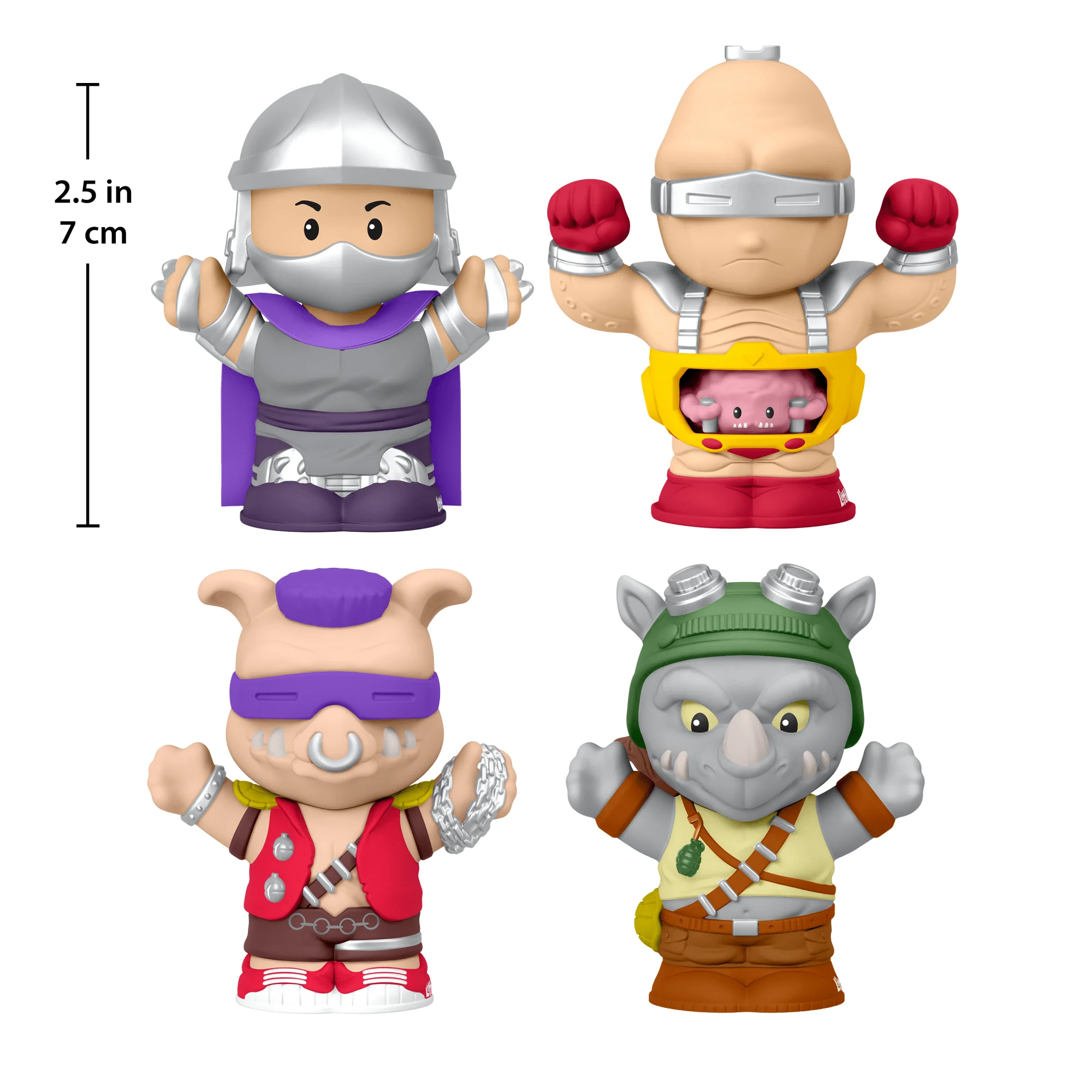 Mattel Creations Little People Collector Teenage Mutant Ninja Turtles: Villains Special Edition Set