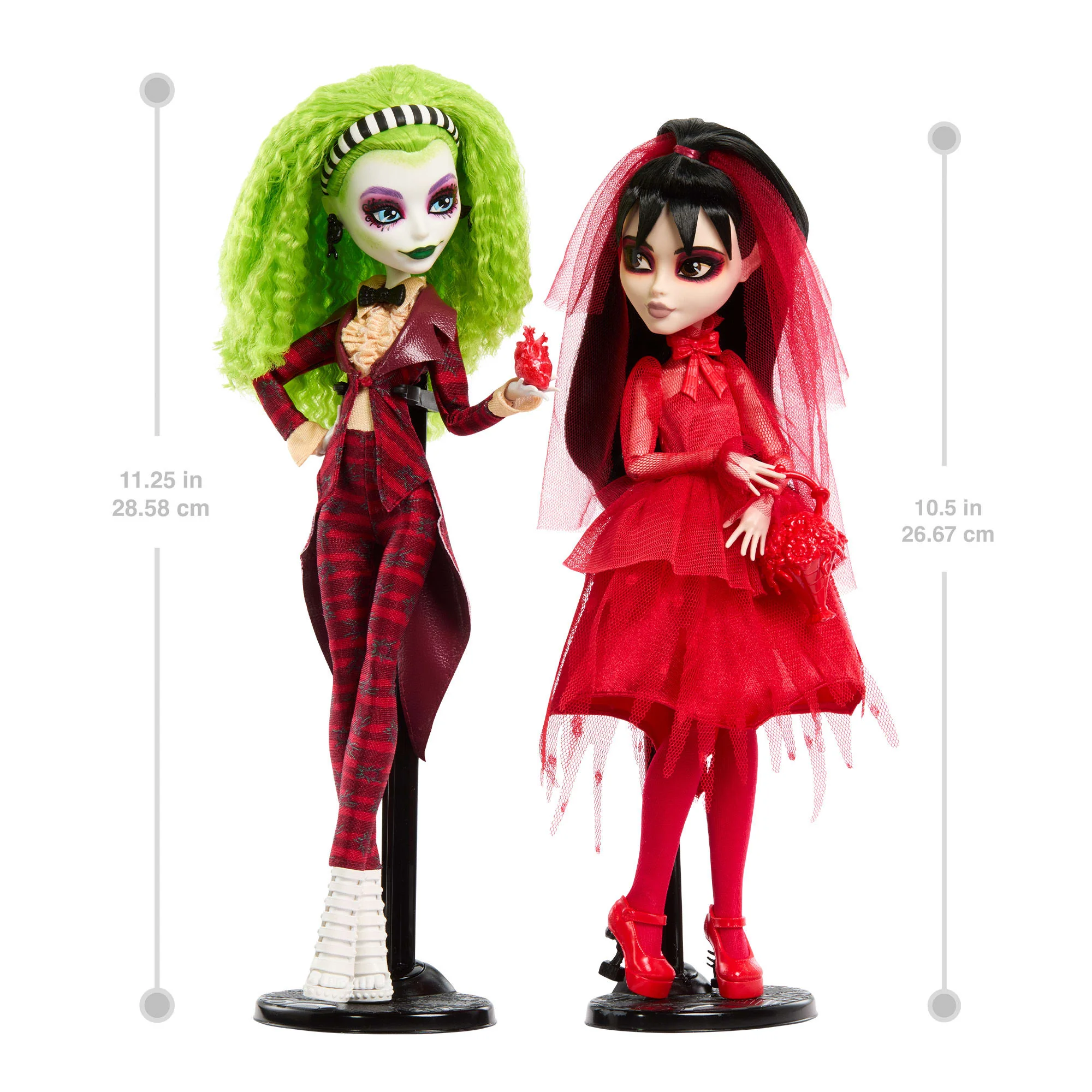 Mattel Creations MONSTER HIGH SKULLECTOR Betelgeuse and Lydia Doll 2-Pack