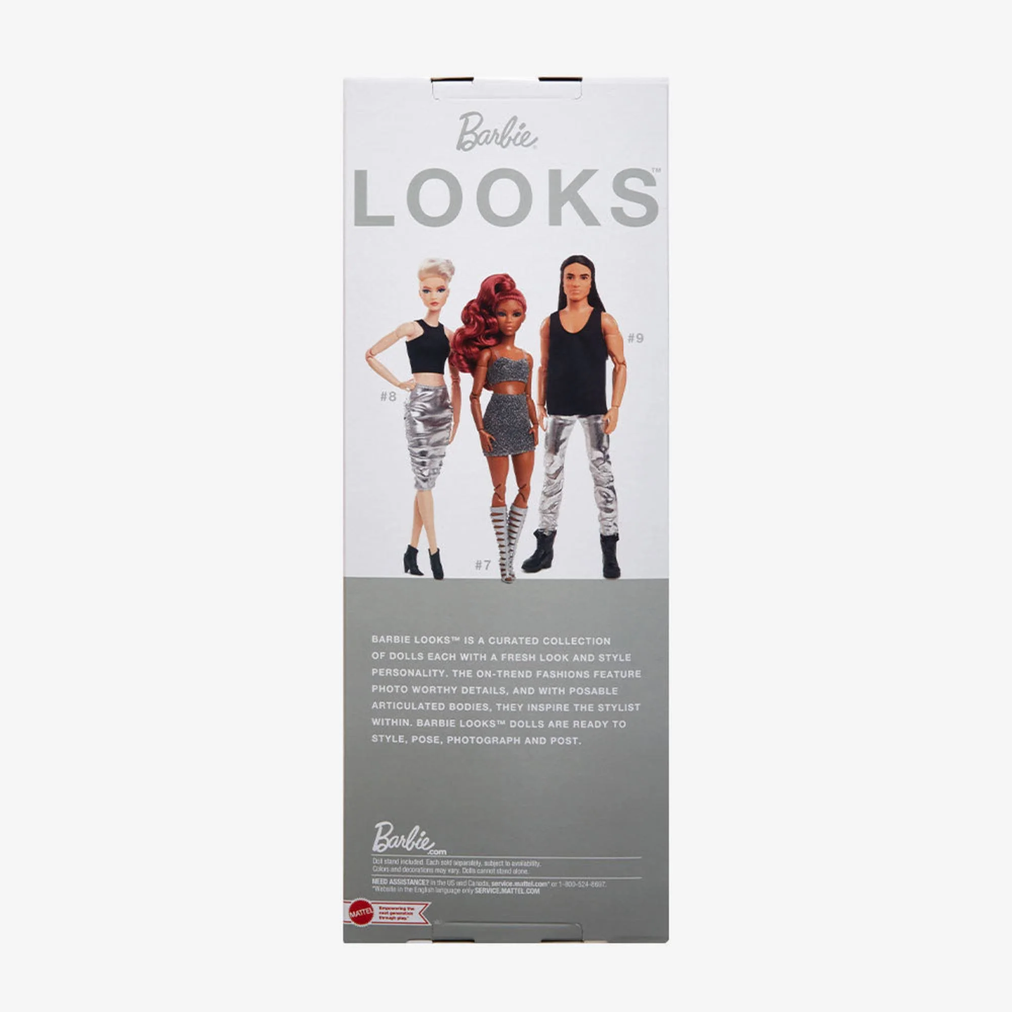Mattel Creations Barbie Looks Doll (Petite, Curly Red Hair)
