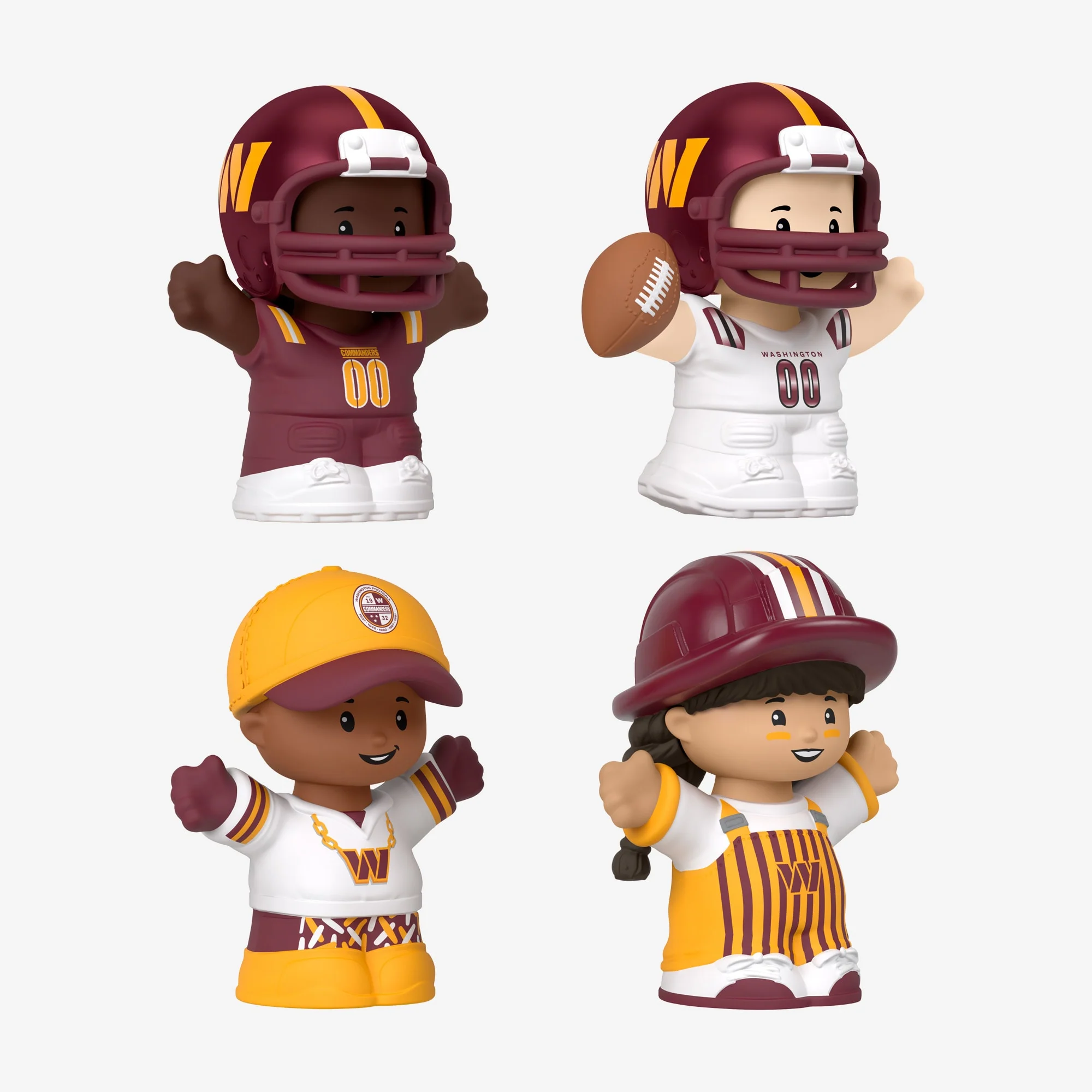 Mattel Creations Little People Collector x NFL Washington Commanders Set
