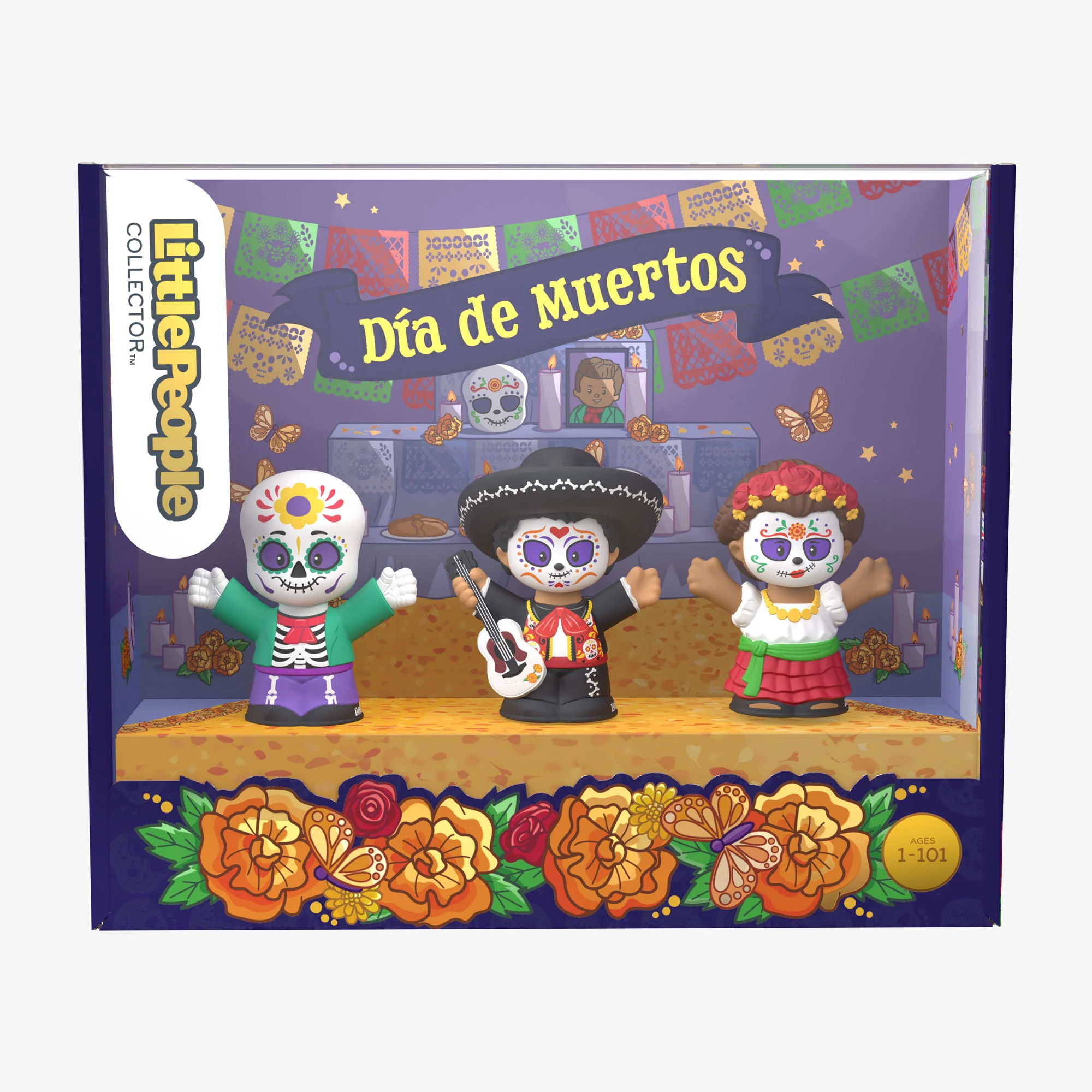 Mattel Creations Little People Collector Día de Muertos Special Edition Set