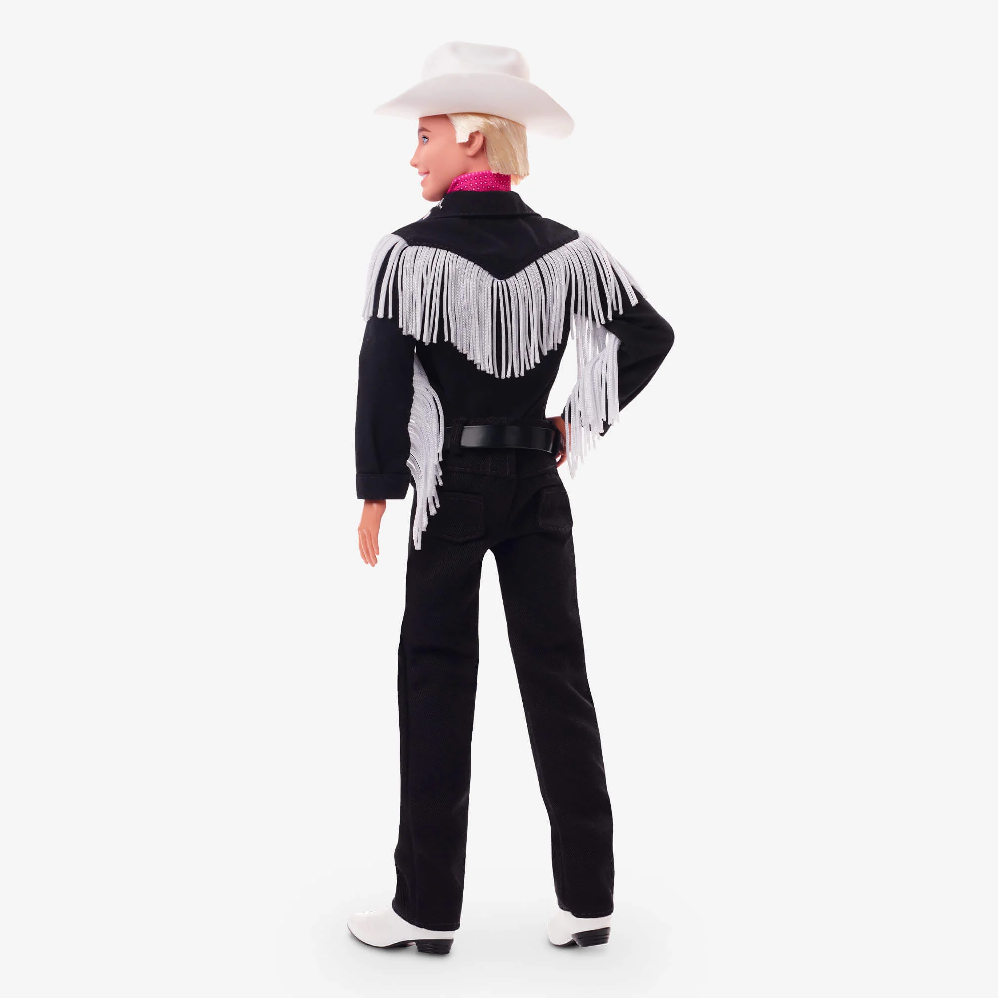 Mattel Creations Ken Doll in Black and White Western Outfit – Barbie The Movie