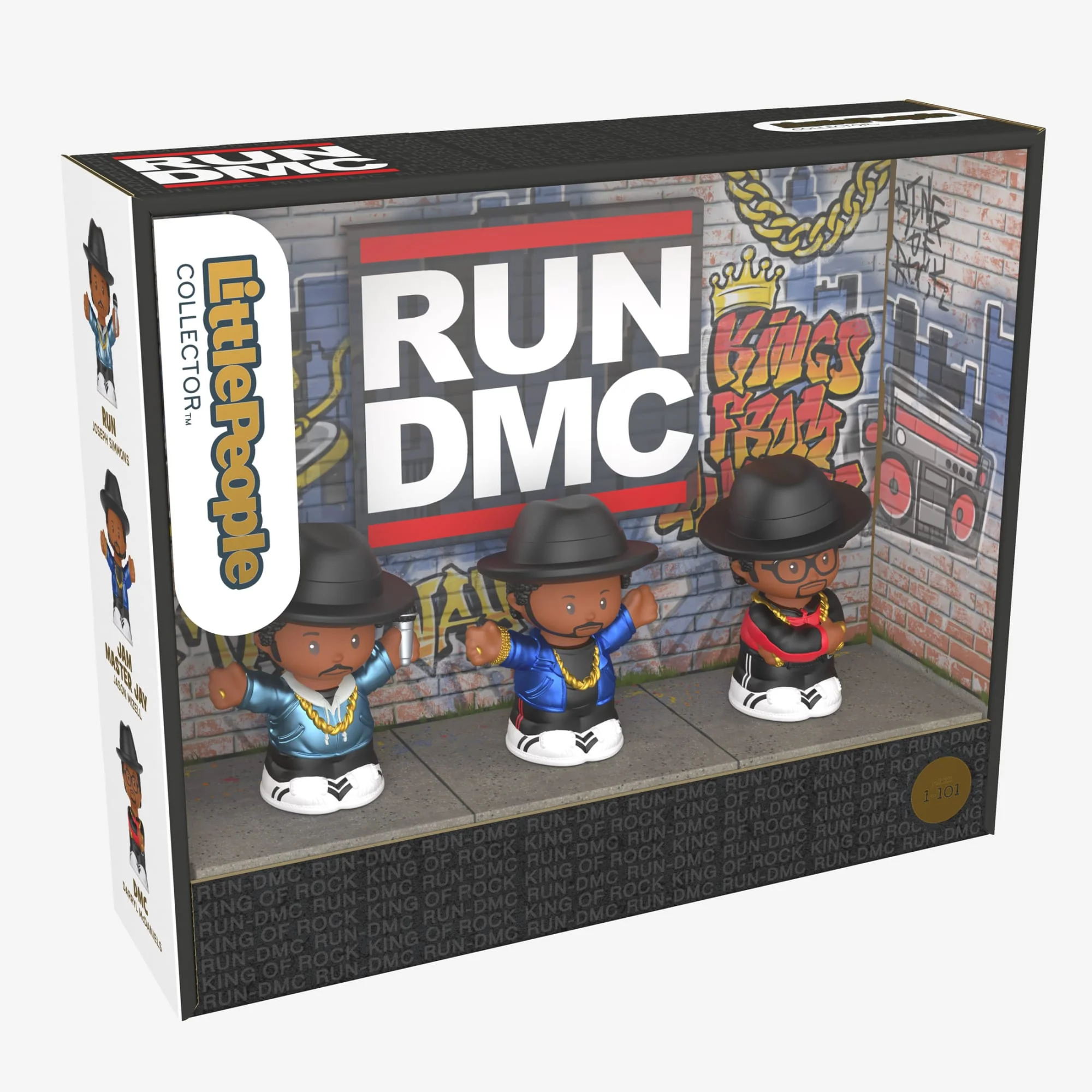 Mattel Creations Little People Collector Run DMC Figures