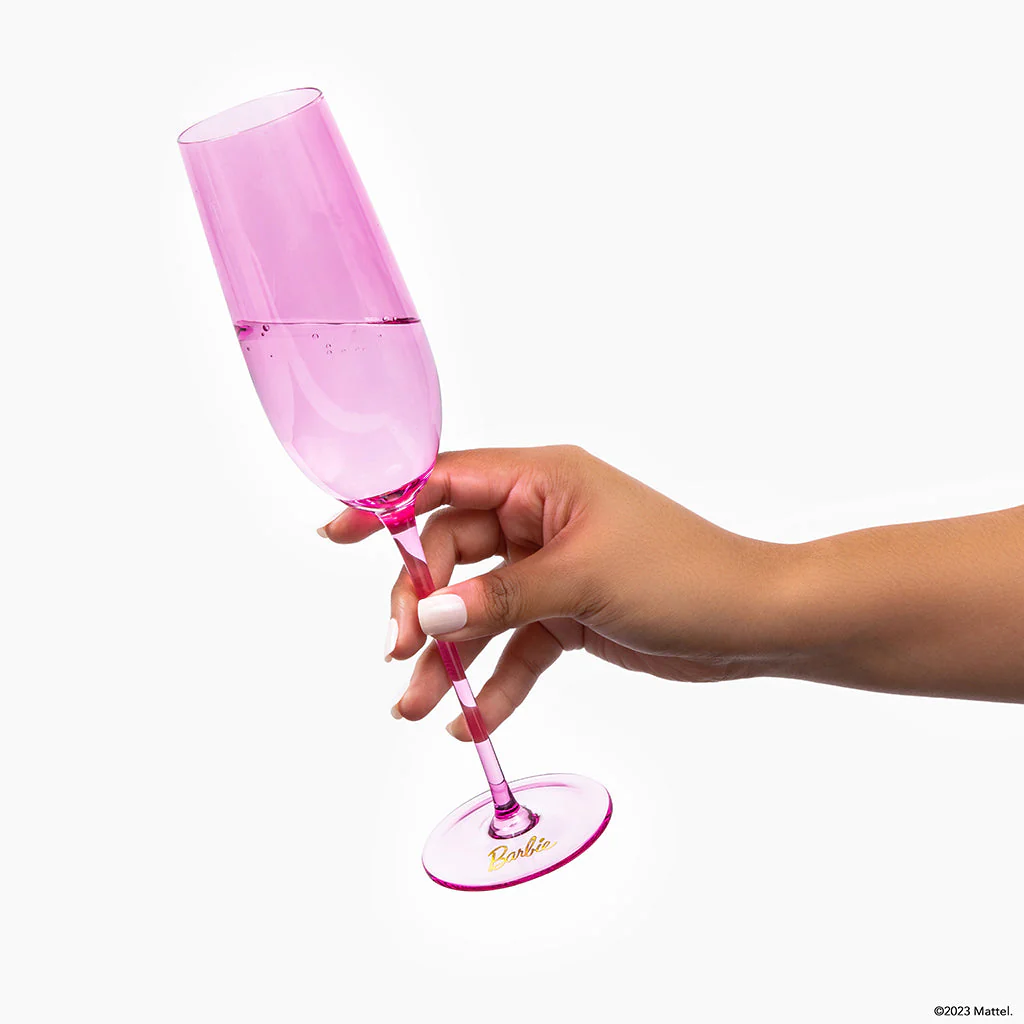 Mattel Creations Barbie™ X Dragon Glassware® Champagne Flutes