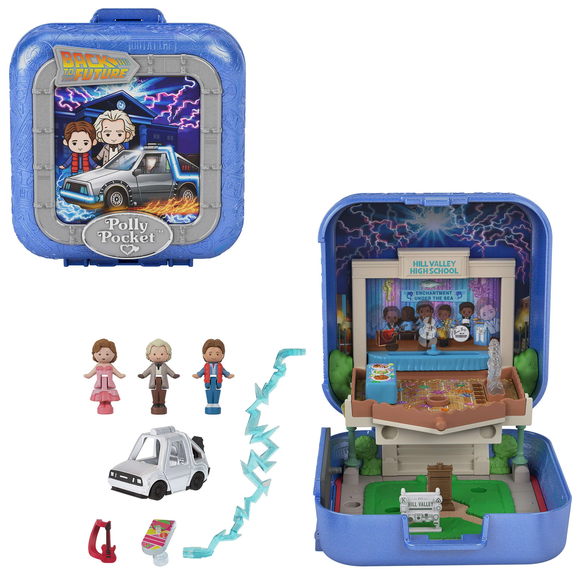 Mattel Creations Polly Pocket Back to the Future Compact