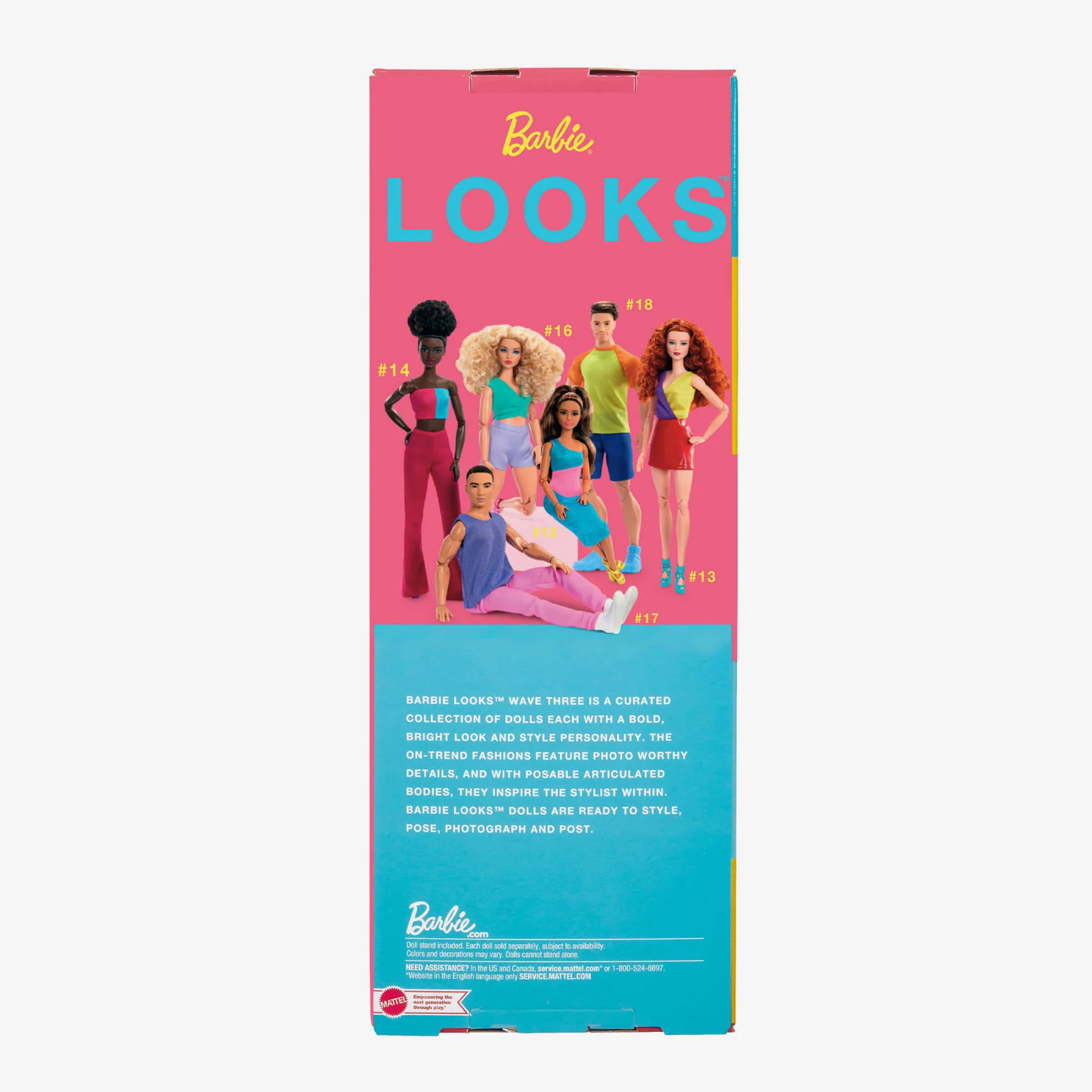 Mattel Creations Barbie Looks Doll (Petite, Long Brunette Hair)