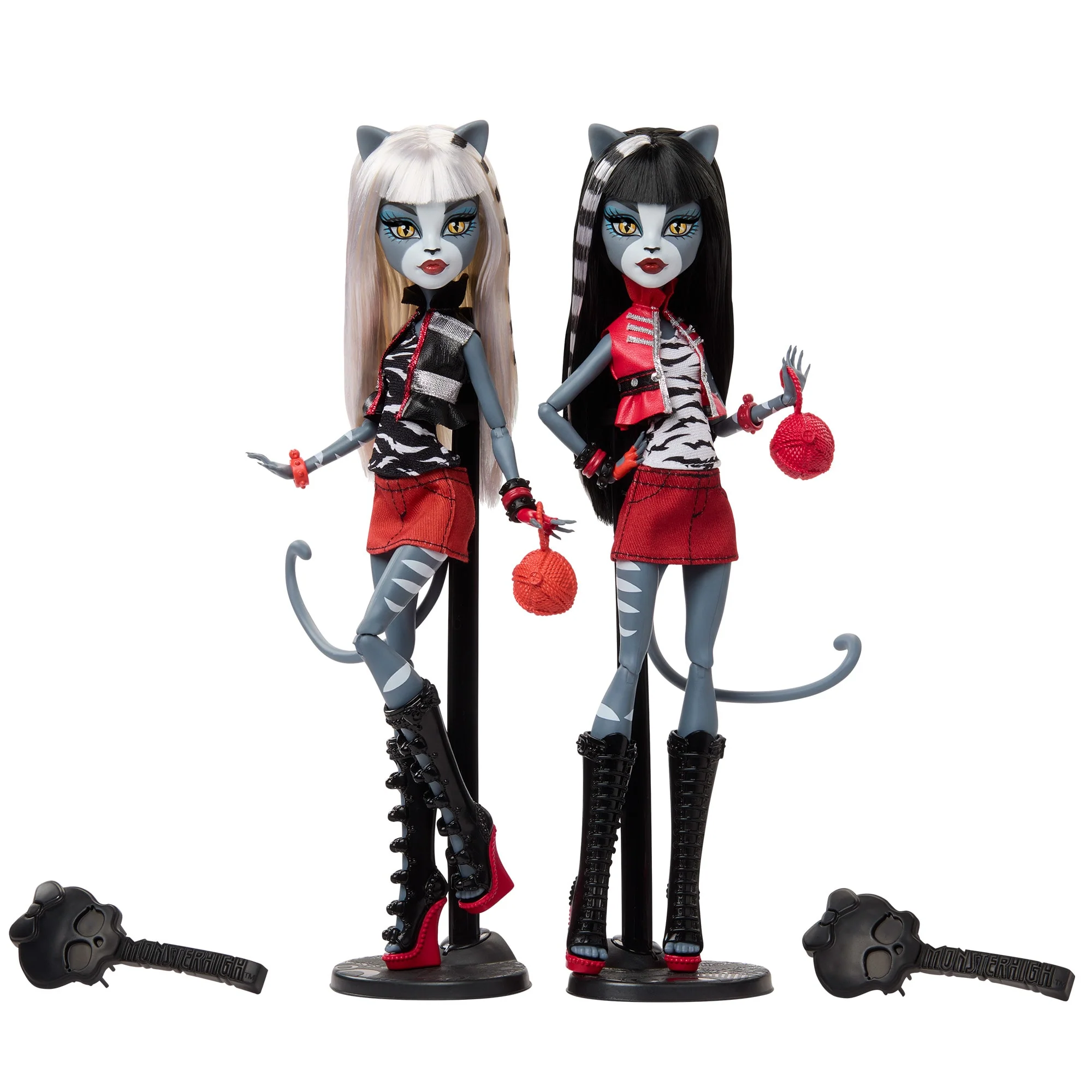 Mattel Creations Monster High Boo-riginal Creeproductions G1 Meolowdy and Purrsephone Dolls 2-Pack