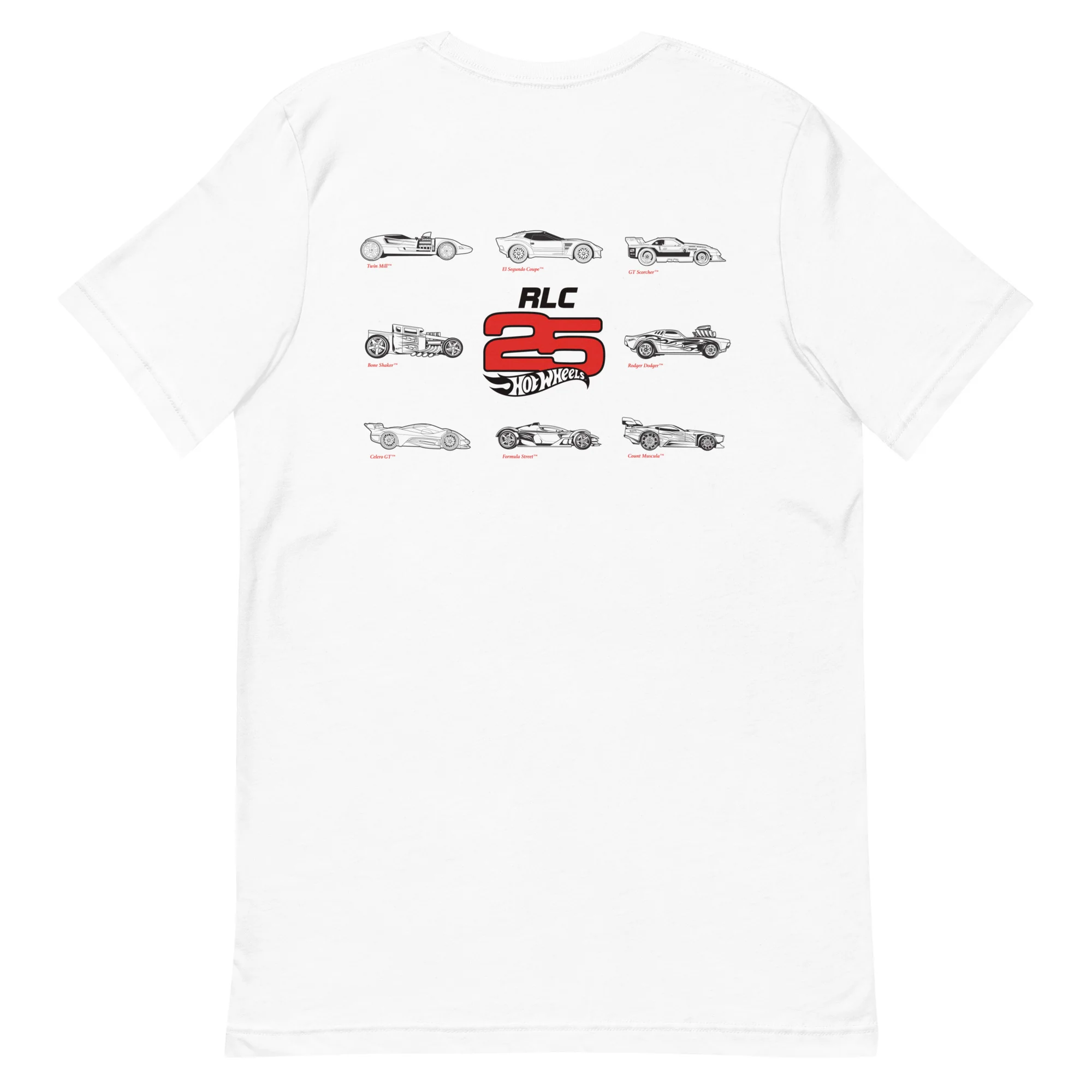 Mattel Creations Hot Wheels 2025 RLC Membership White T-Shirt