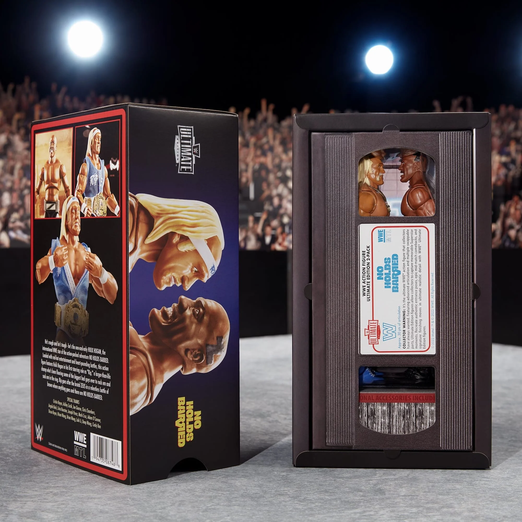 Mattel Creations WWE No Holds Barred Ultimate Edition Hulk Hogan & Zeus Collectible Figures