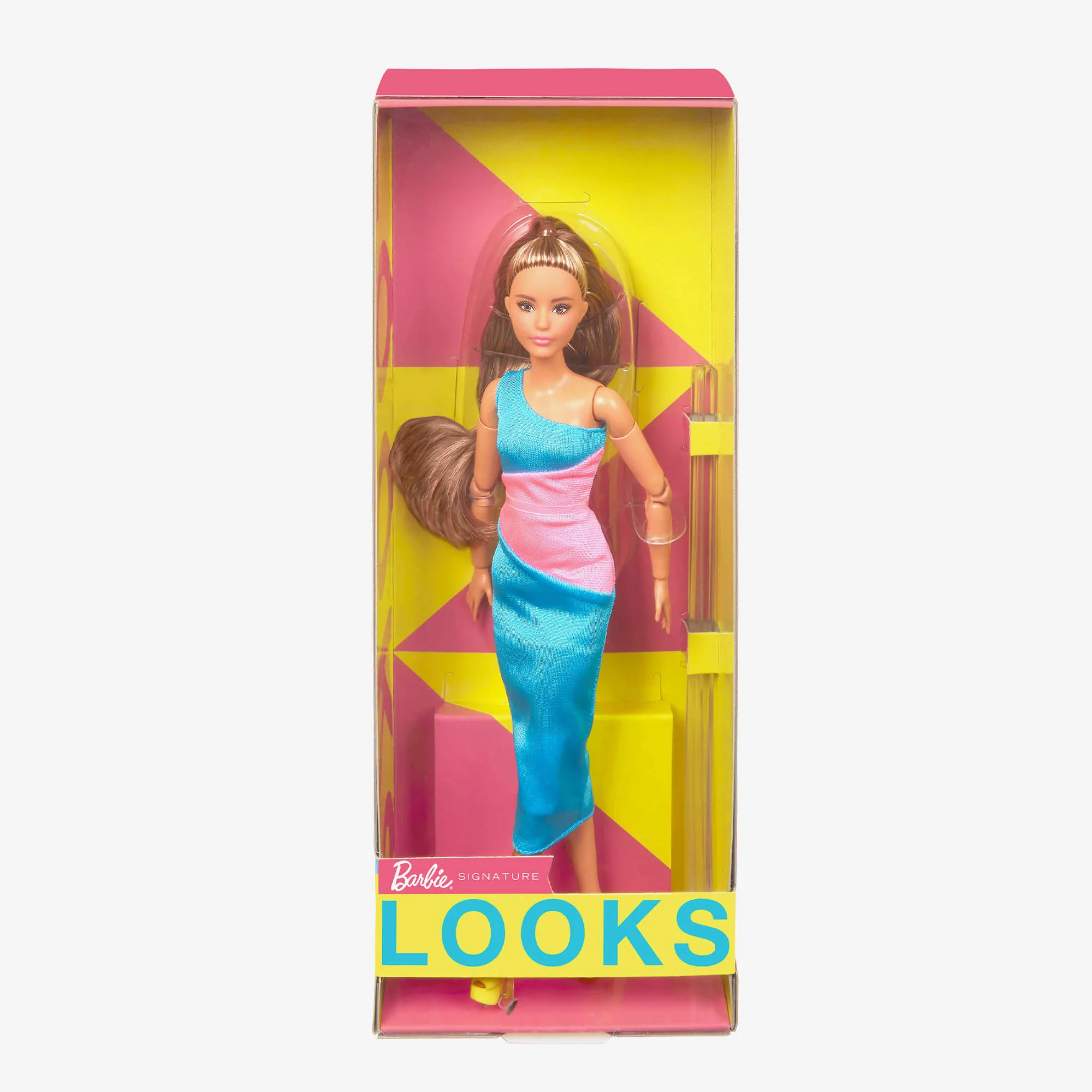 Mattel Creations Barbie Looks Doll (Petite, Long Brunette Hair)