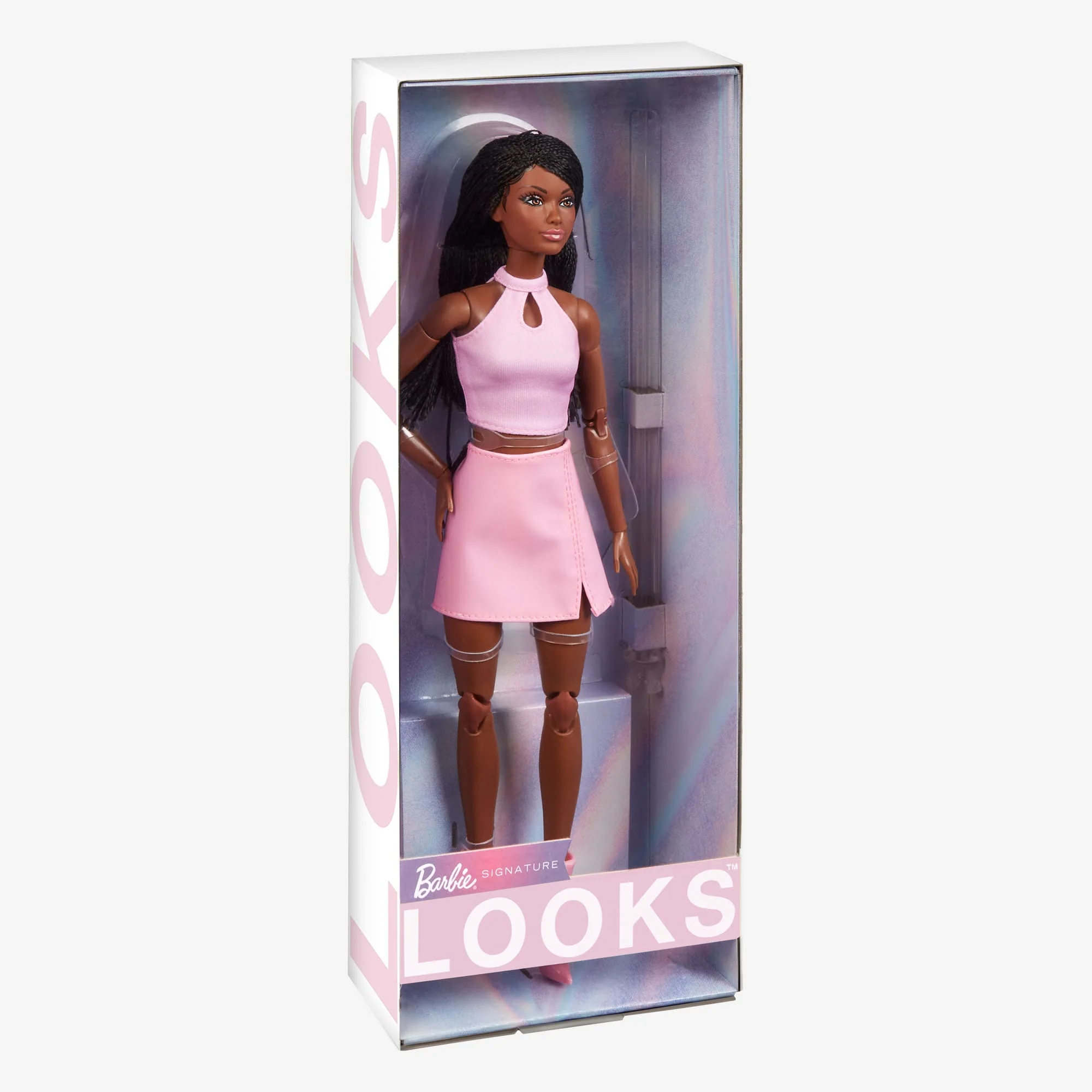 Mattel Creations Barbie Looks Doll #21 (Original, Long Black Hair)