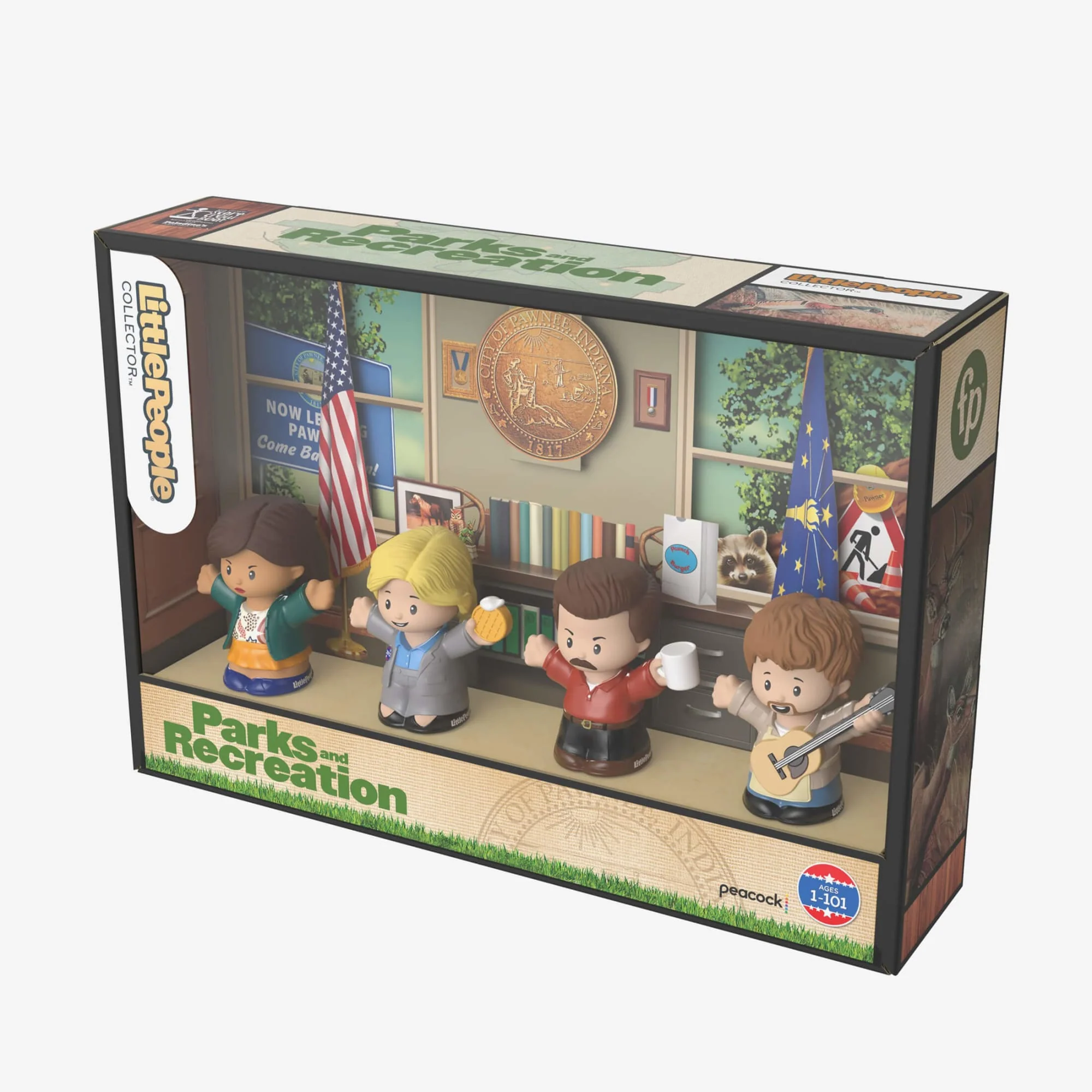Mattel Creations Fisher-Price Little People Collector Parks and Recreation Set