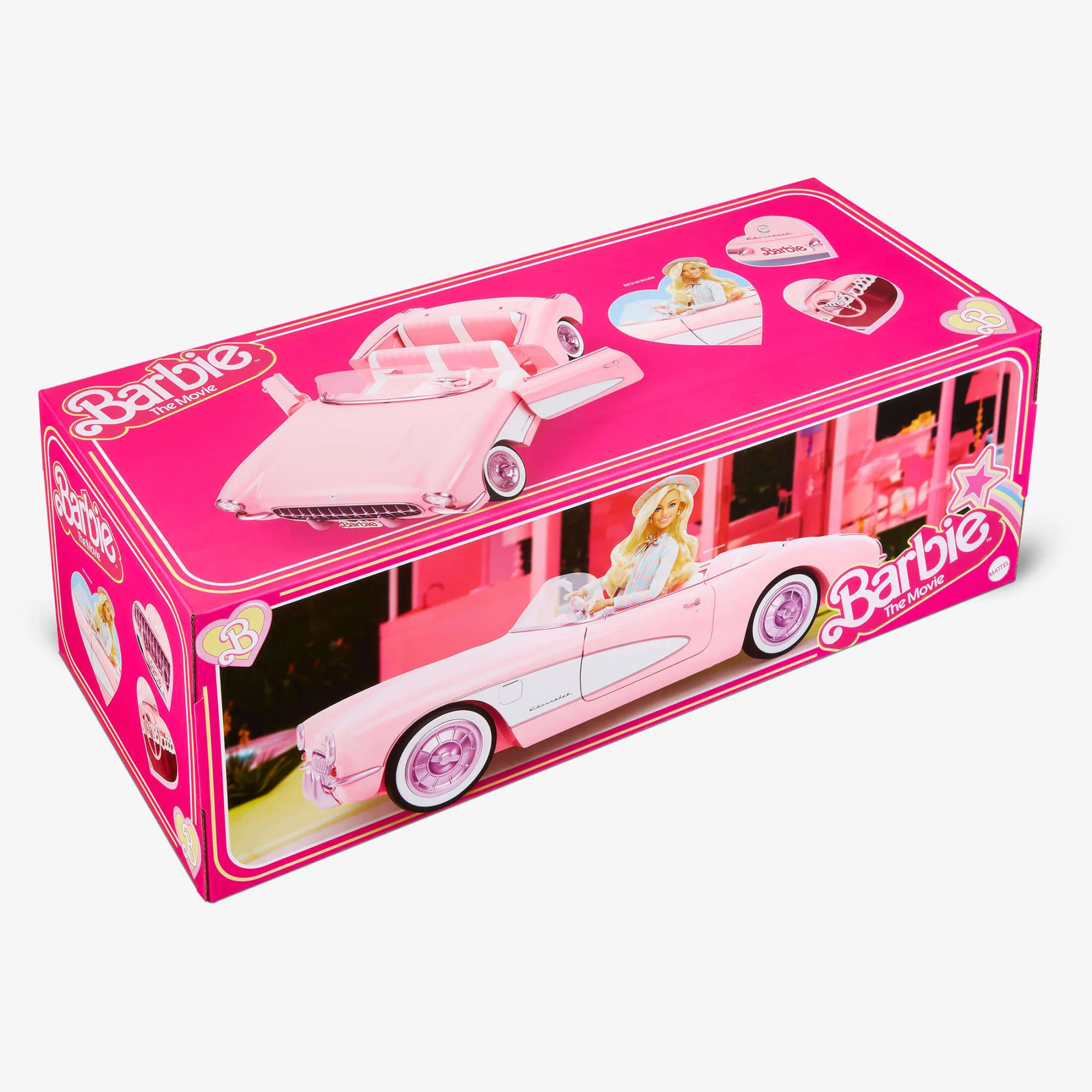 Mattel Creations Barbie The Movie Pink Corvette Convertible