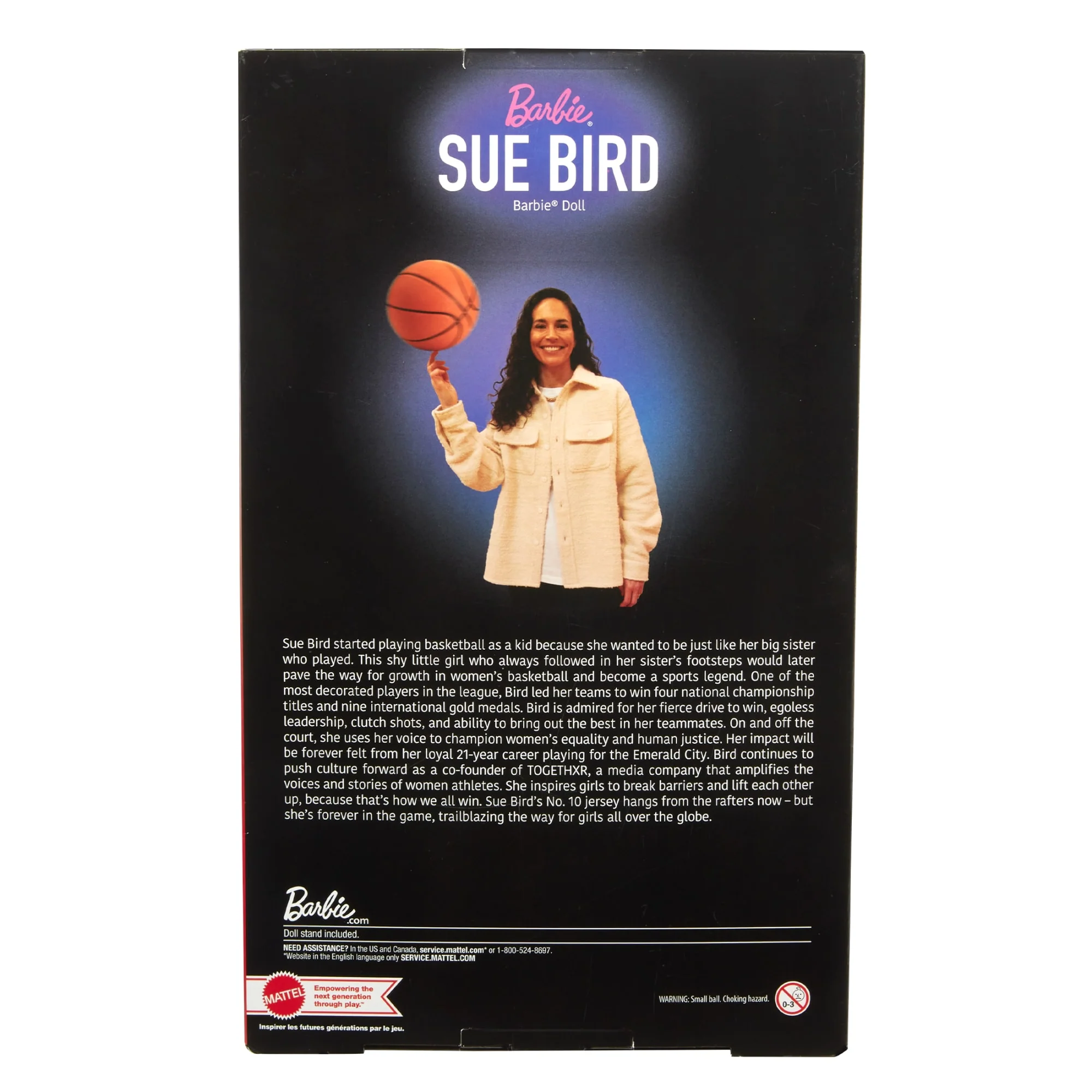 Mattel Creations Barbie Inspiring Women Sue Bird Doll