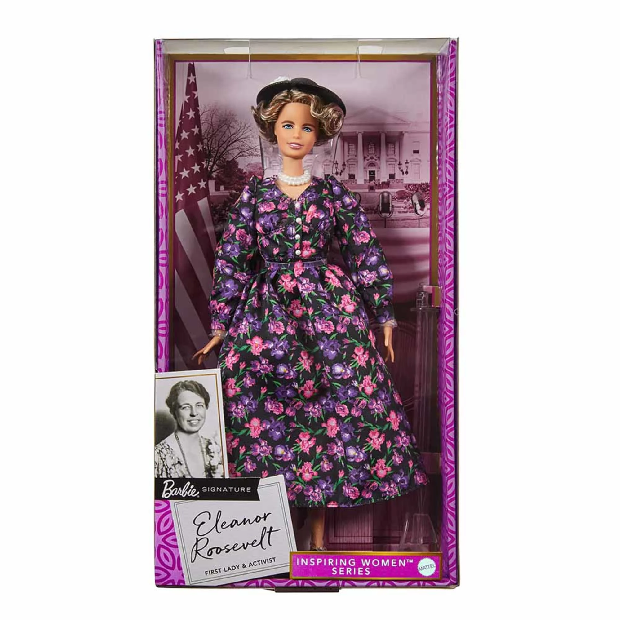 Mattel Creations Eleanor Roosevelt Barbie Inspiring Women Doll