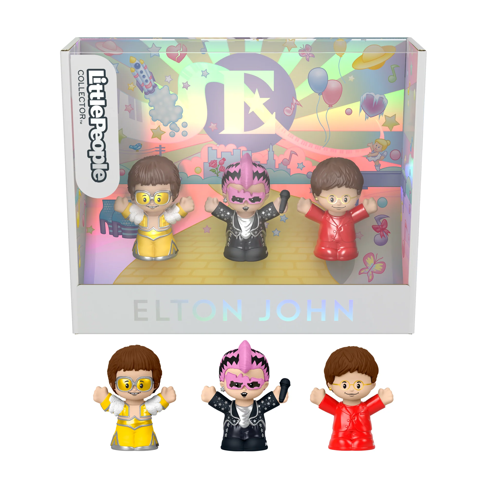 Mattel Creations Little People Collector Elton John Special Edition Set