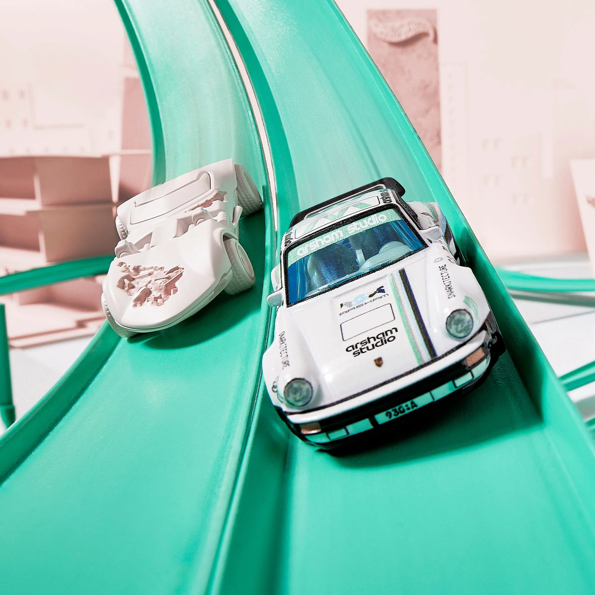 Mattel Creations Hot Wheels x Daniel Arsham Eroded Twin Mill