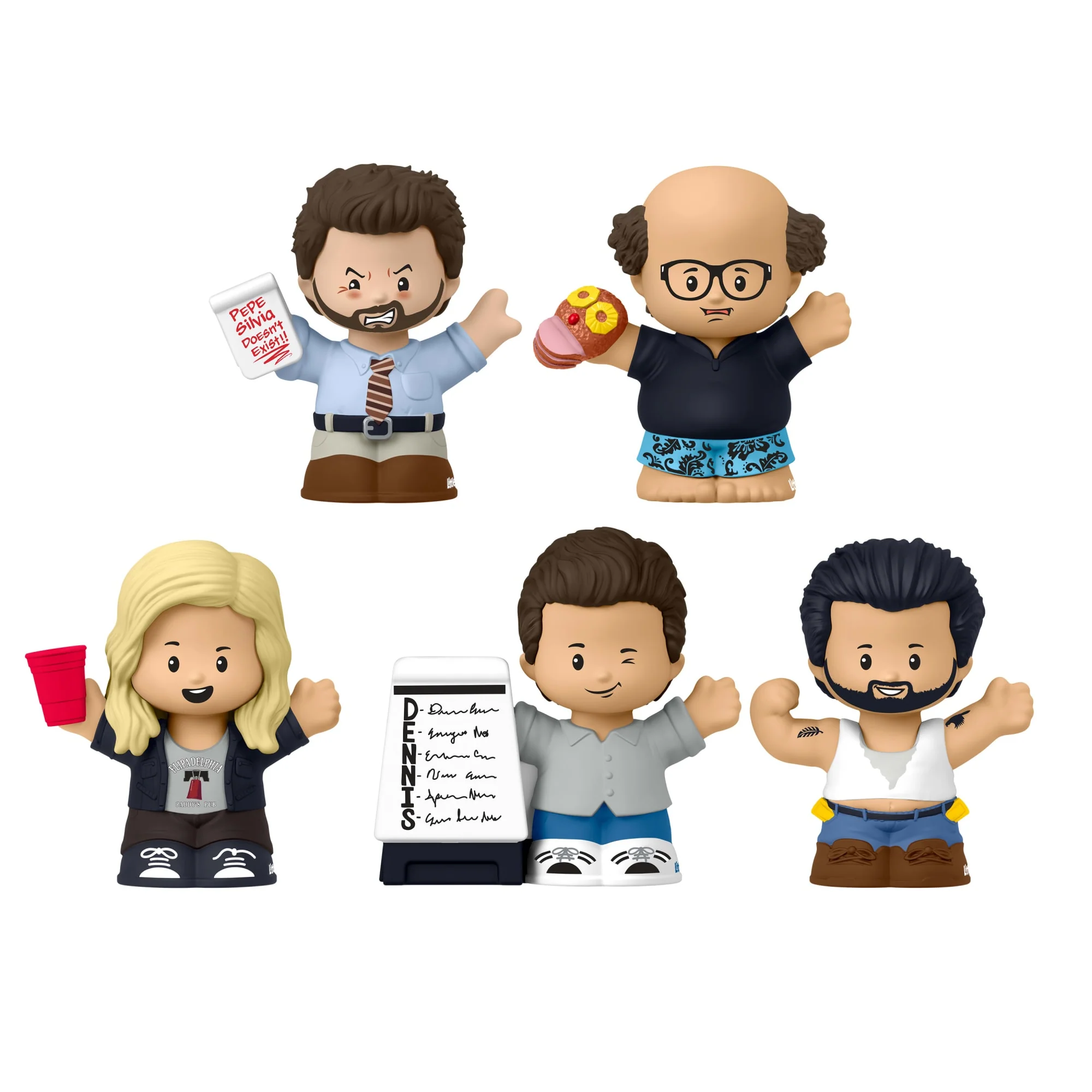Mattel Creations Little People Collector It's Always Sunny in Philadelphia Special Edition Figure Set