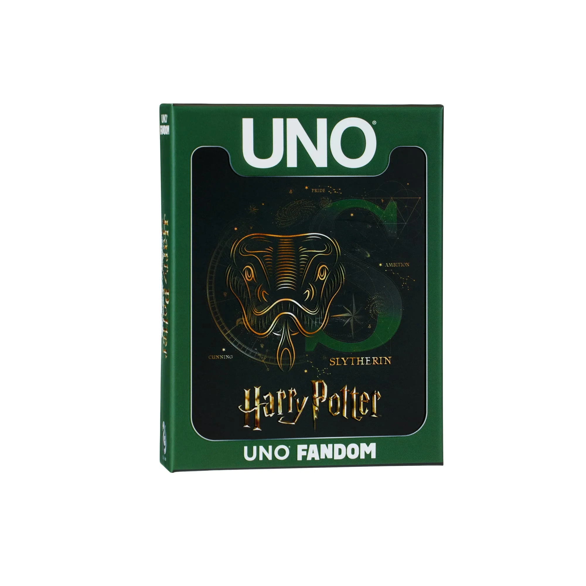 Mattel Creations UNO Fandom Harry Potter Slytherin Game Deck
