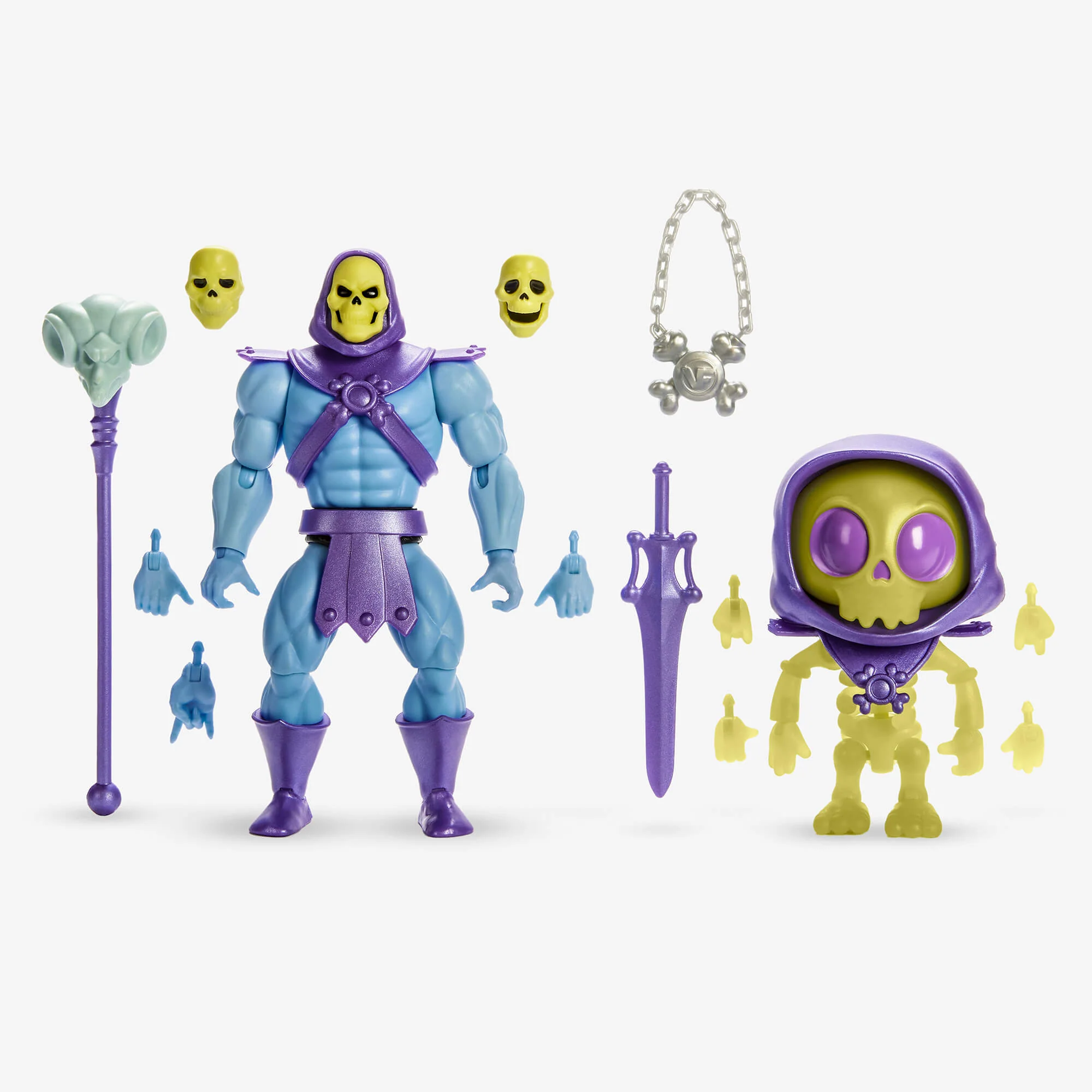 Mattel Creations Masters of the Universe Skeletor x VeeFriends Skilled Skeleton 2-Pack