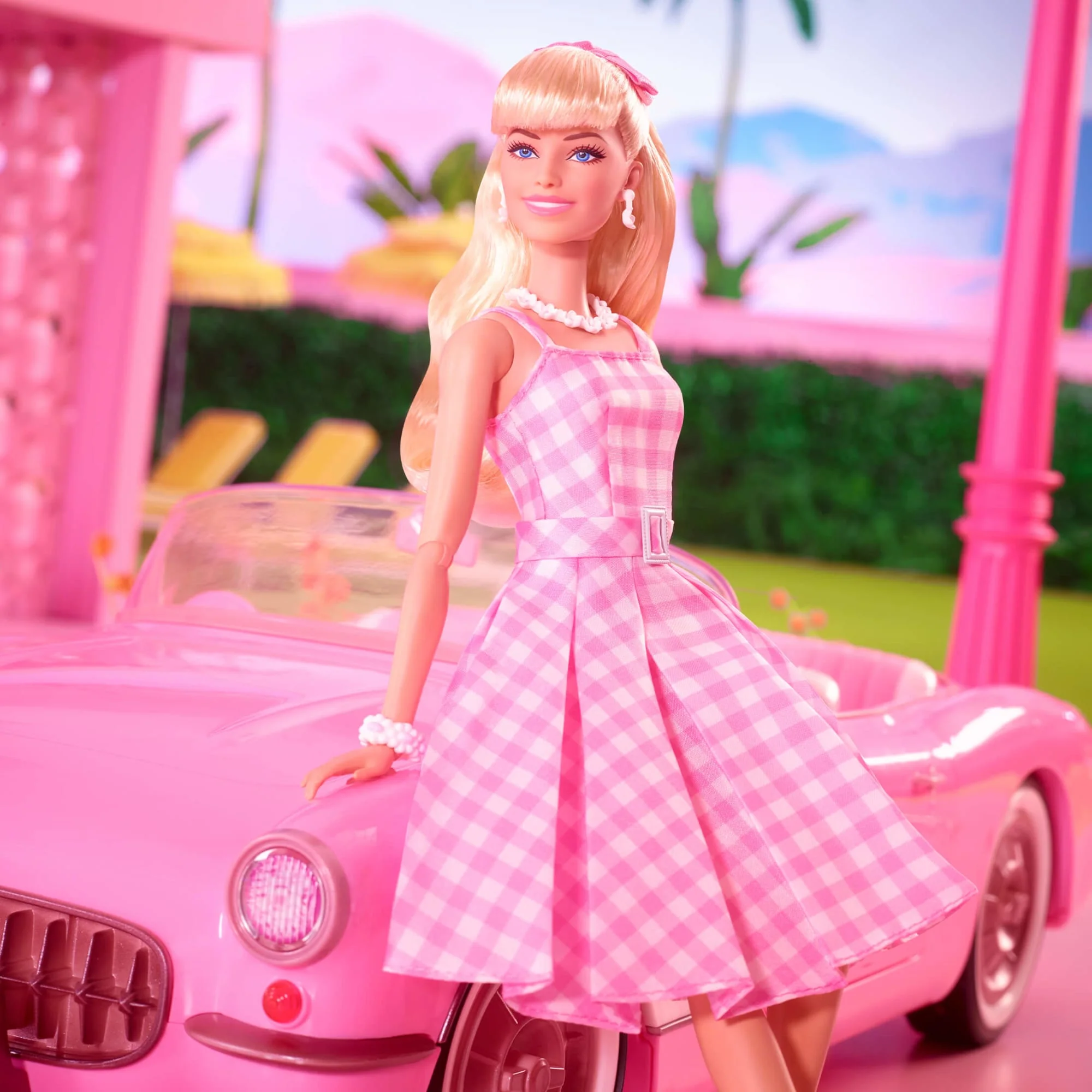 Mattel Creations Barbie in Pink Gingham Dress – Barbie The Movie