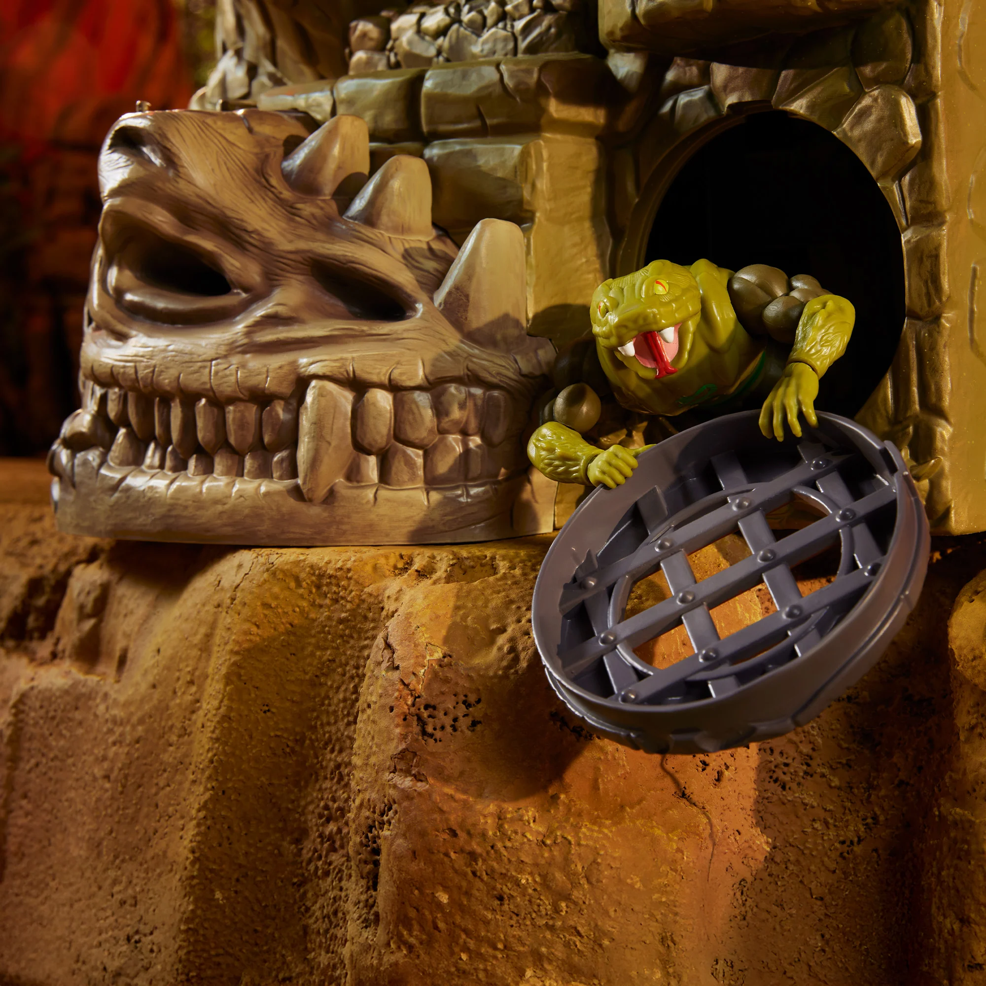 Mattel Creations Masters of the Universe Origins Snake Lair Playset Crowdfund