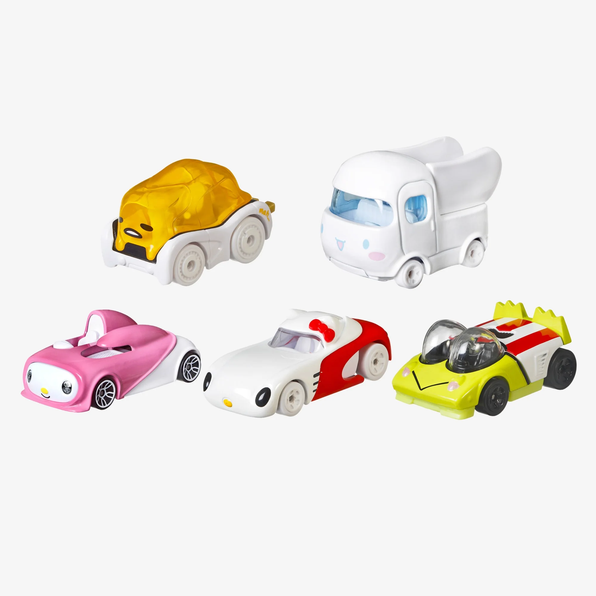 Mattel Creations Hot Wheels Sanrio Character Cars 5-Pack