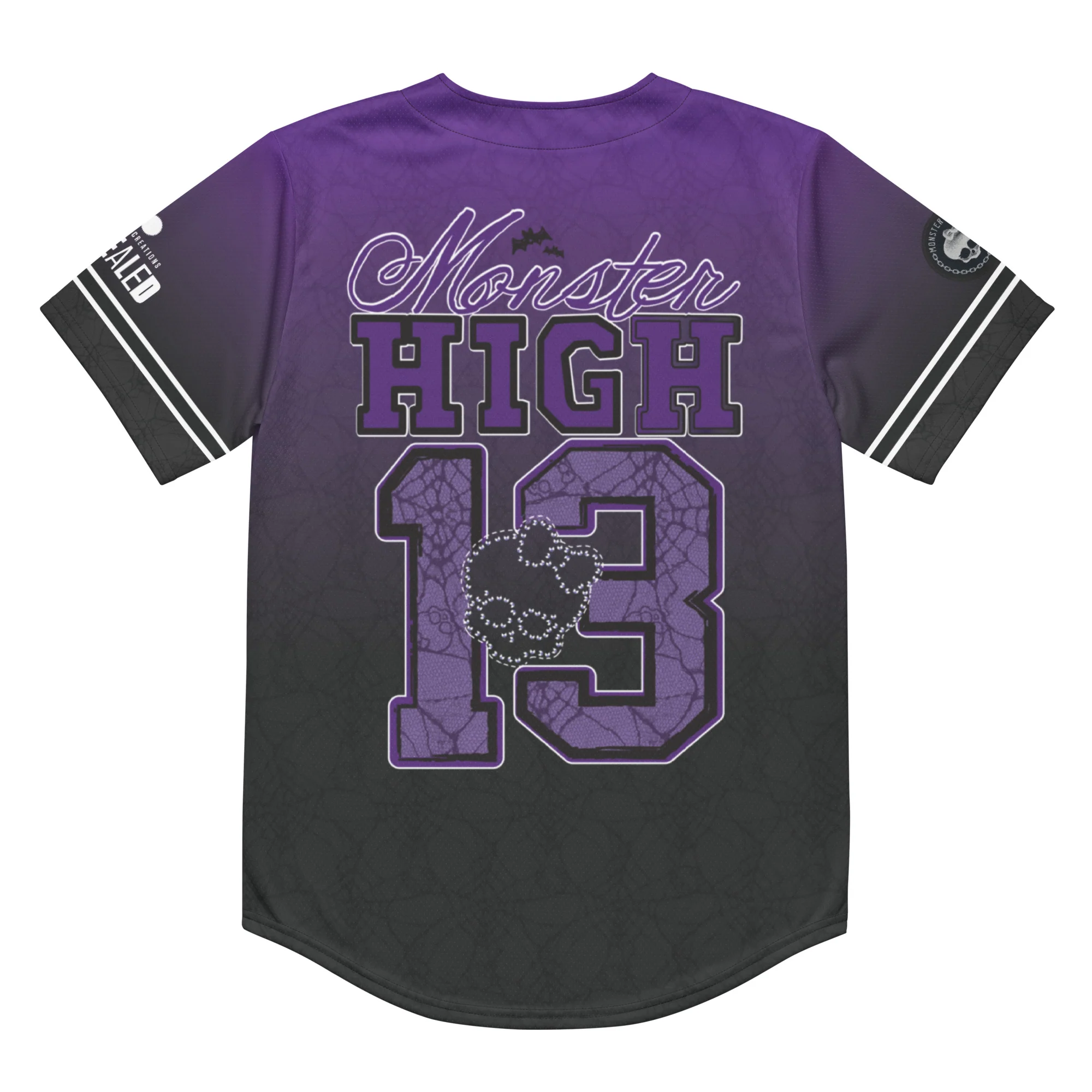 Mattel Creations Monster High Ghoul Squad Multi Baseball Jersey