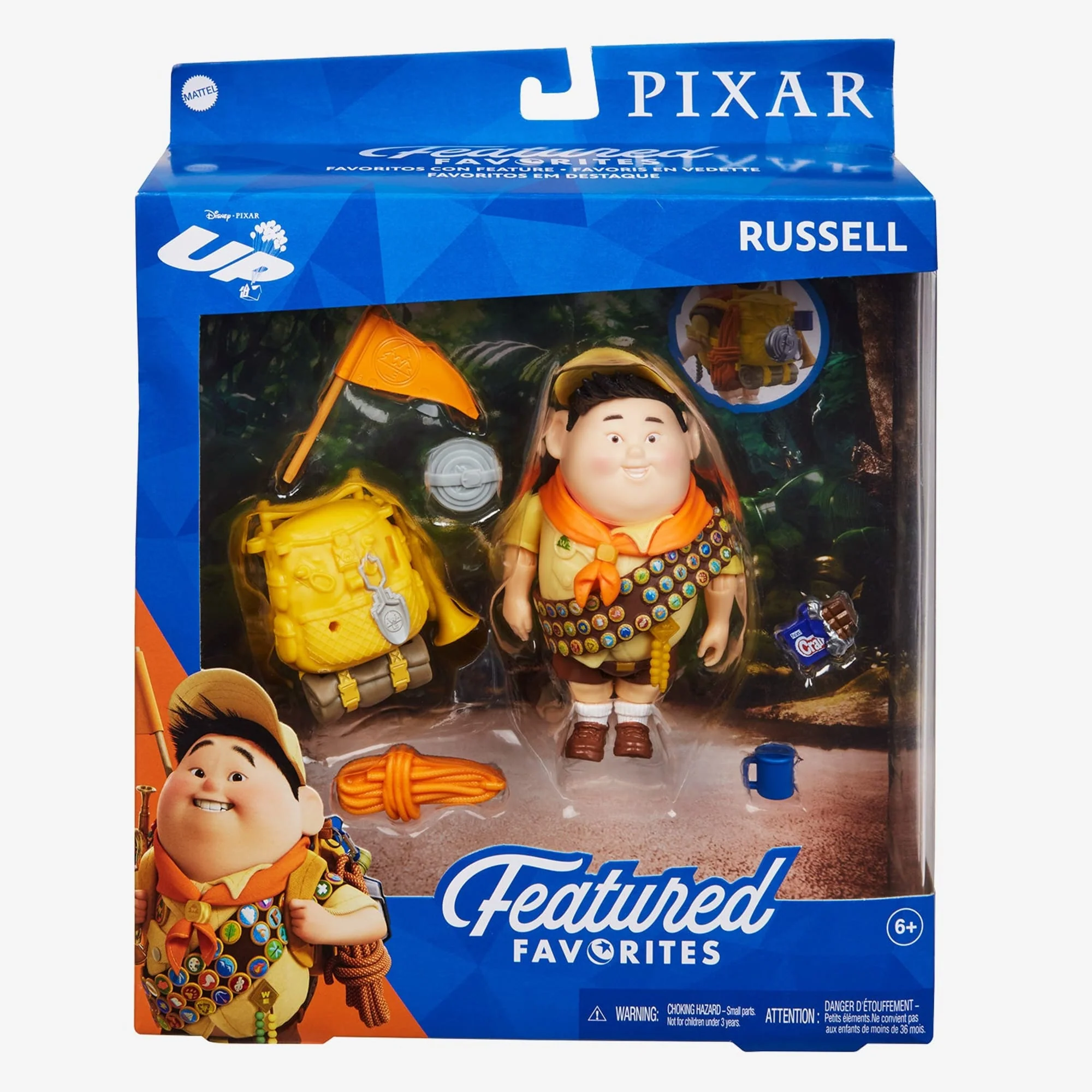 Mattel Creations Pixar Featured Favorites Russell Figure