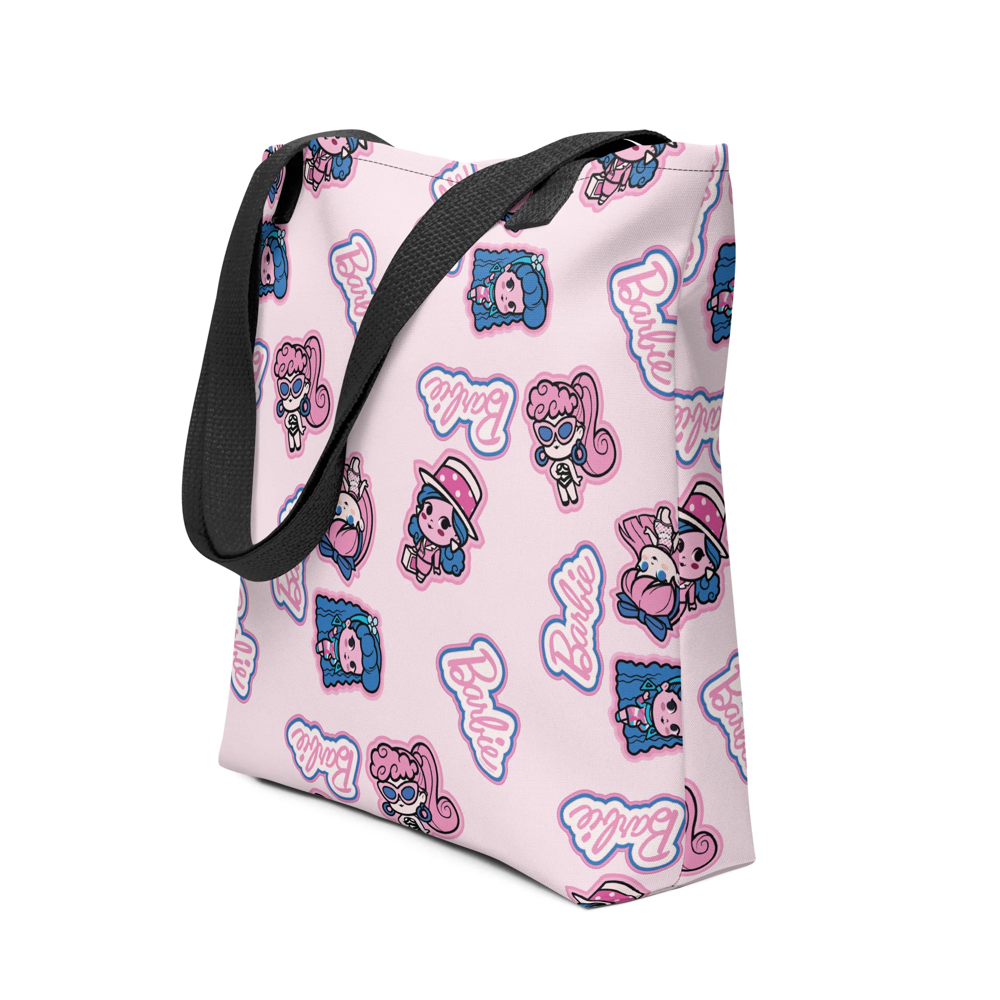 Mattel Creations Barbie Logo Cutie Pink Tote Bag
