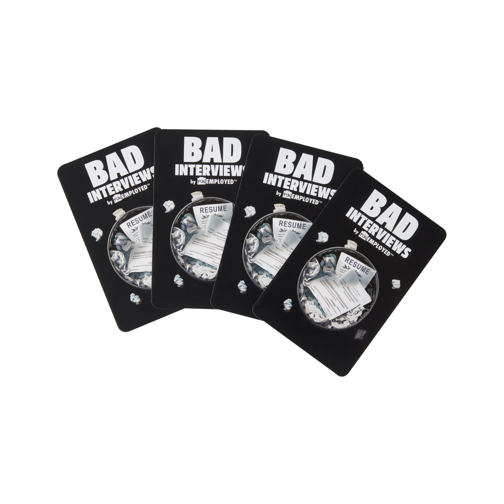 Mattel Creations Bad Interviews by Funemployed Party Game