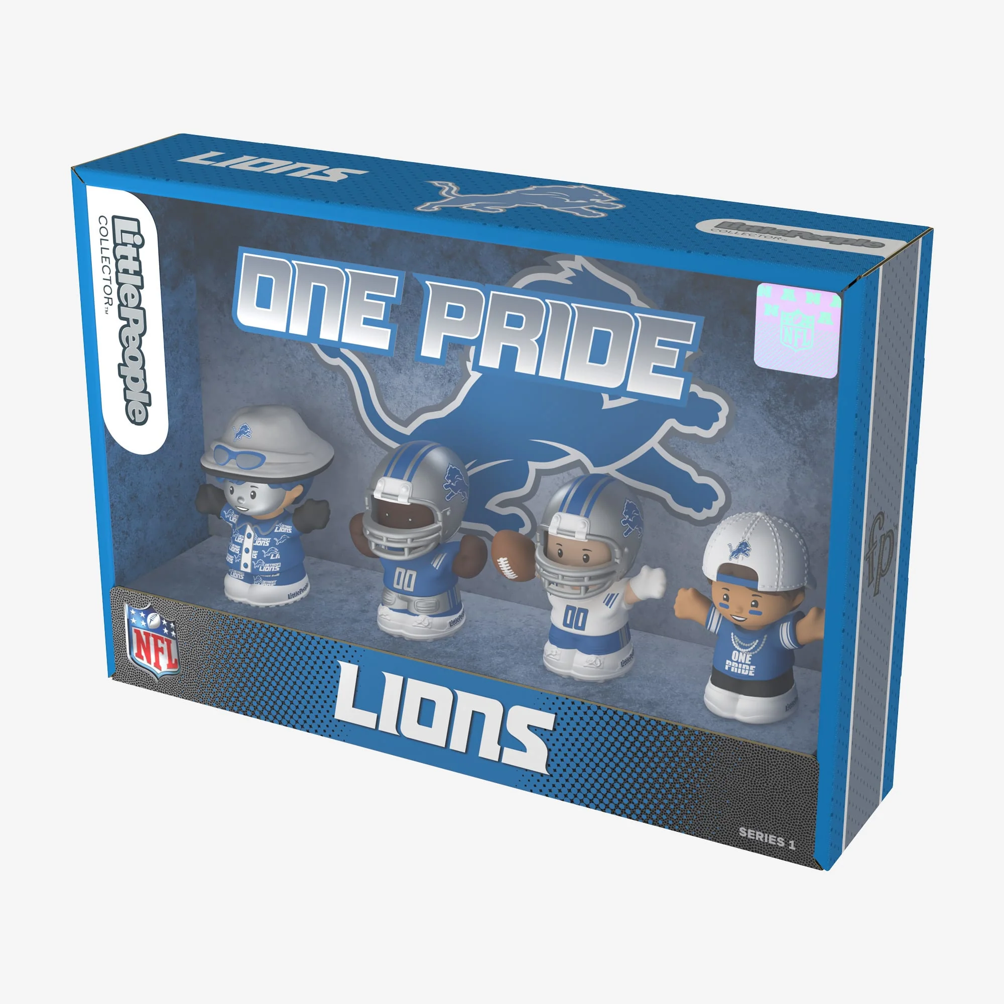 Mattel Creations Little People Collector x NFL Detroit Lions Set
