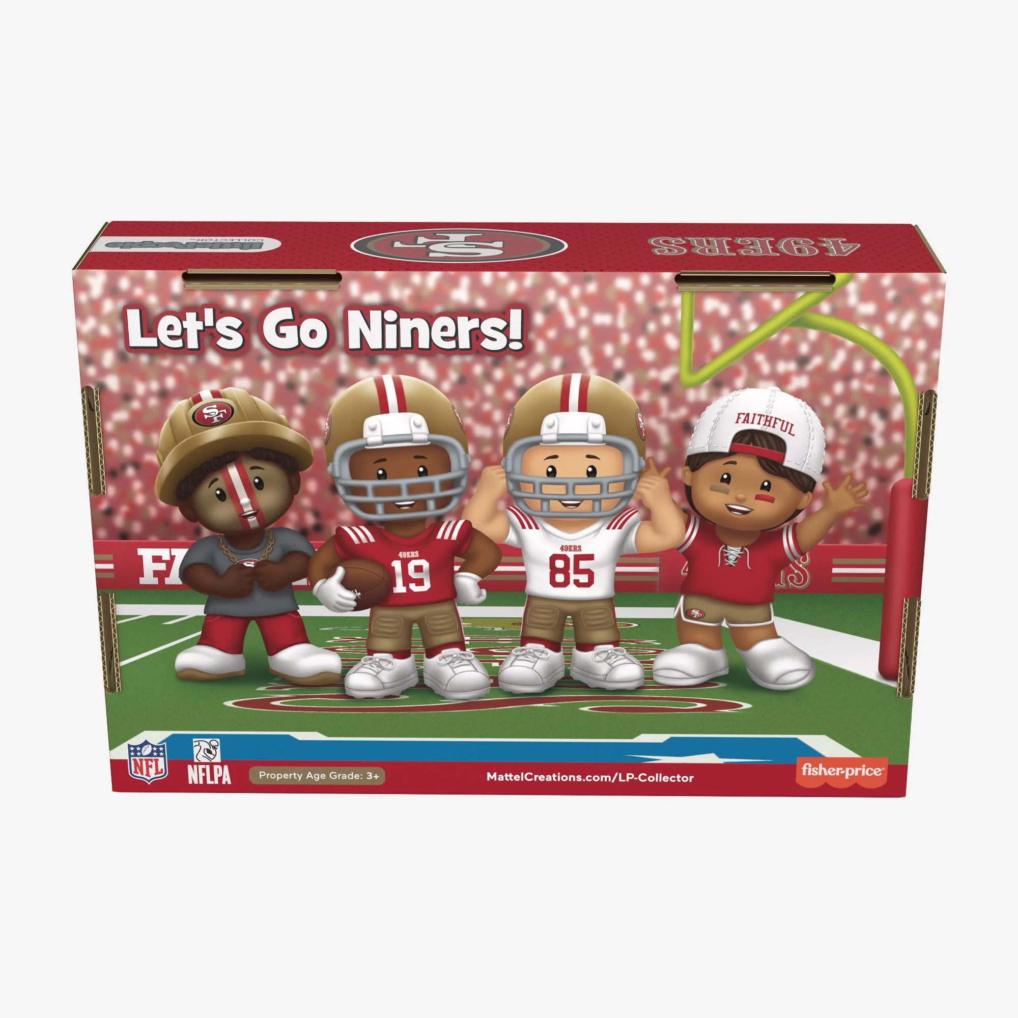 Mattel Creations Little People Collector x NFL San Francisco 49ers Set