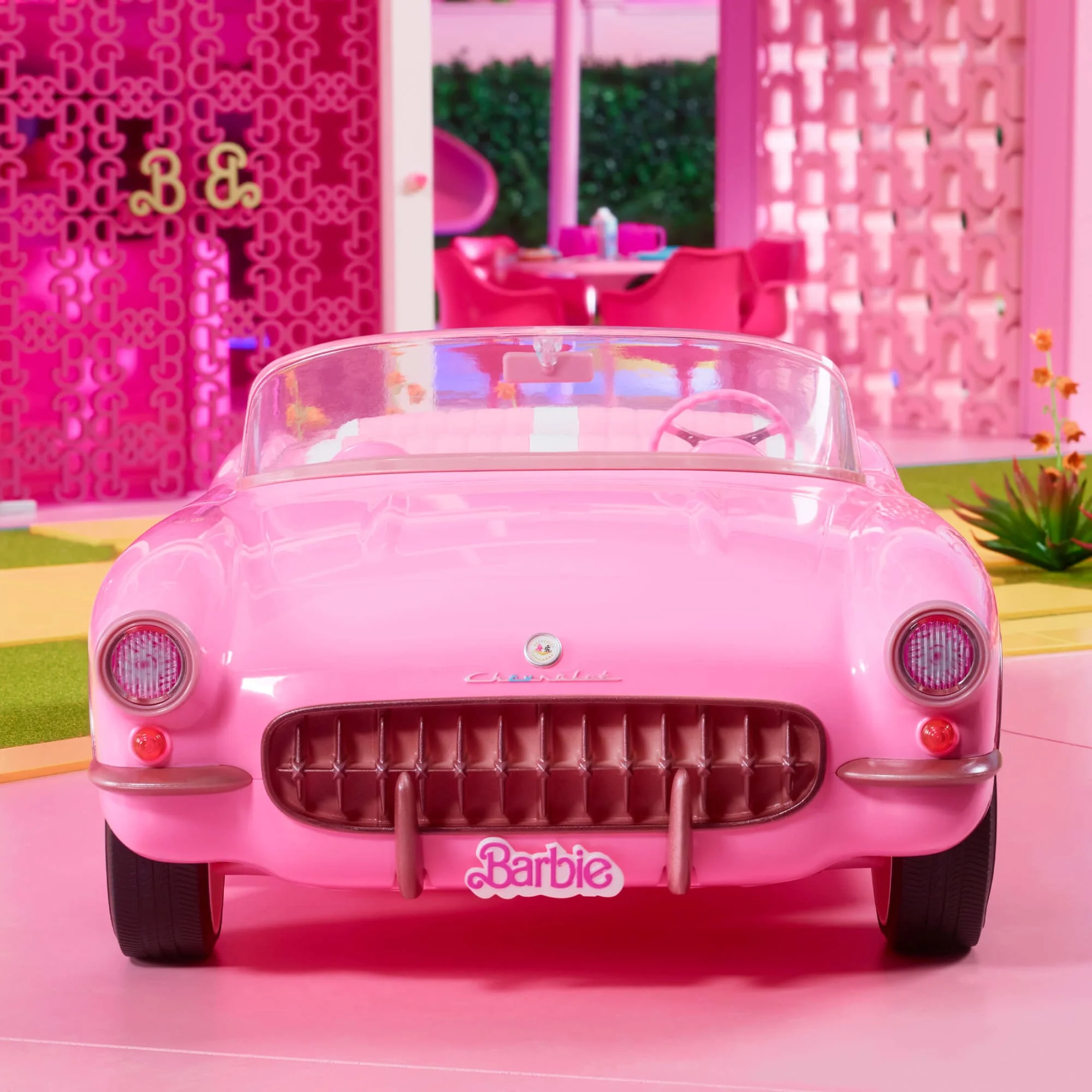 Mattel Creations Barbie The Movie Pink Corvette Convertible