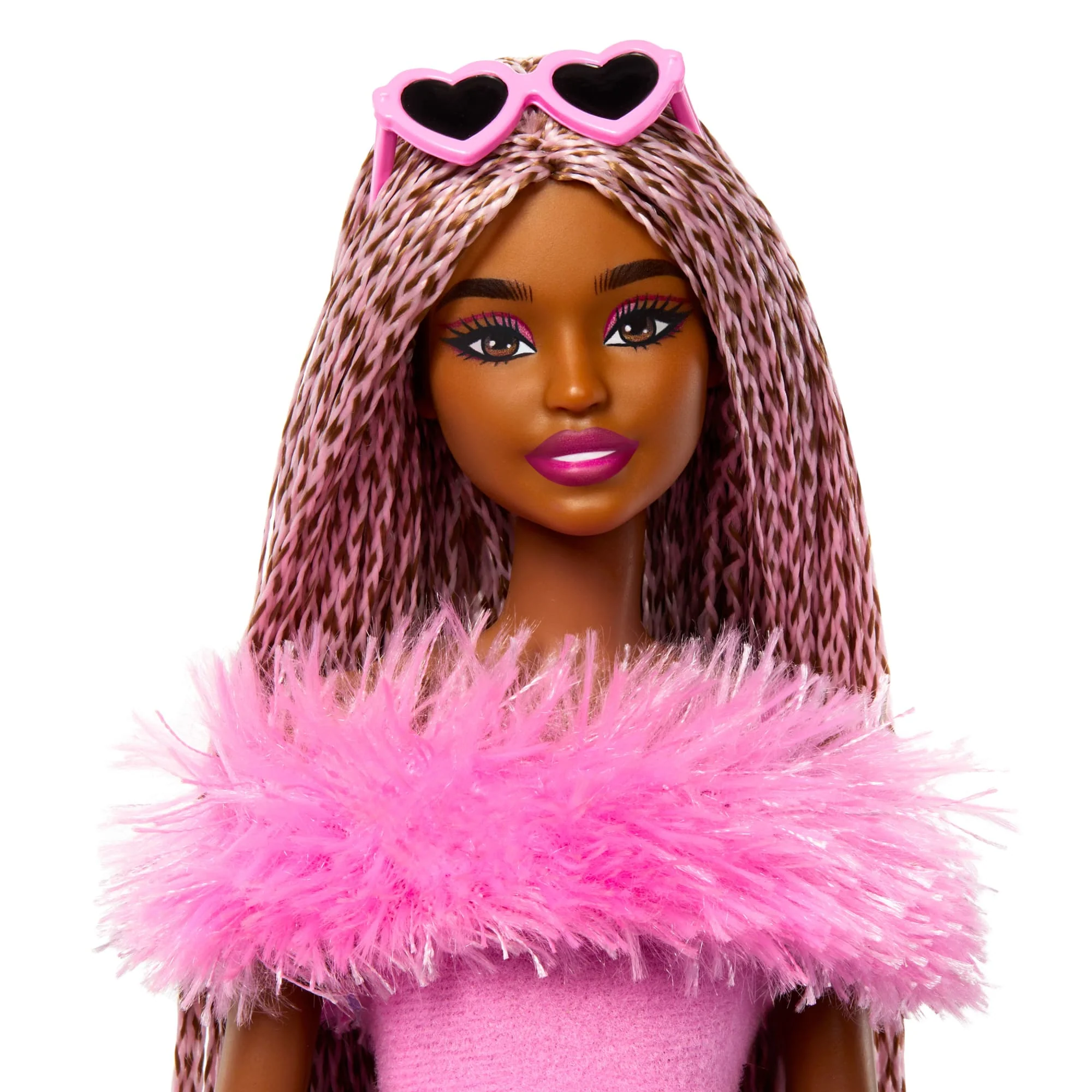 Mattel Creations Barbie Deluxe Style Doll #4 in Soft Pink Jumpsuit
