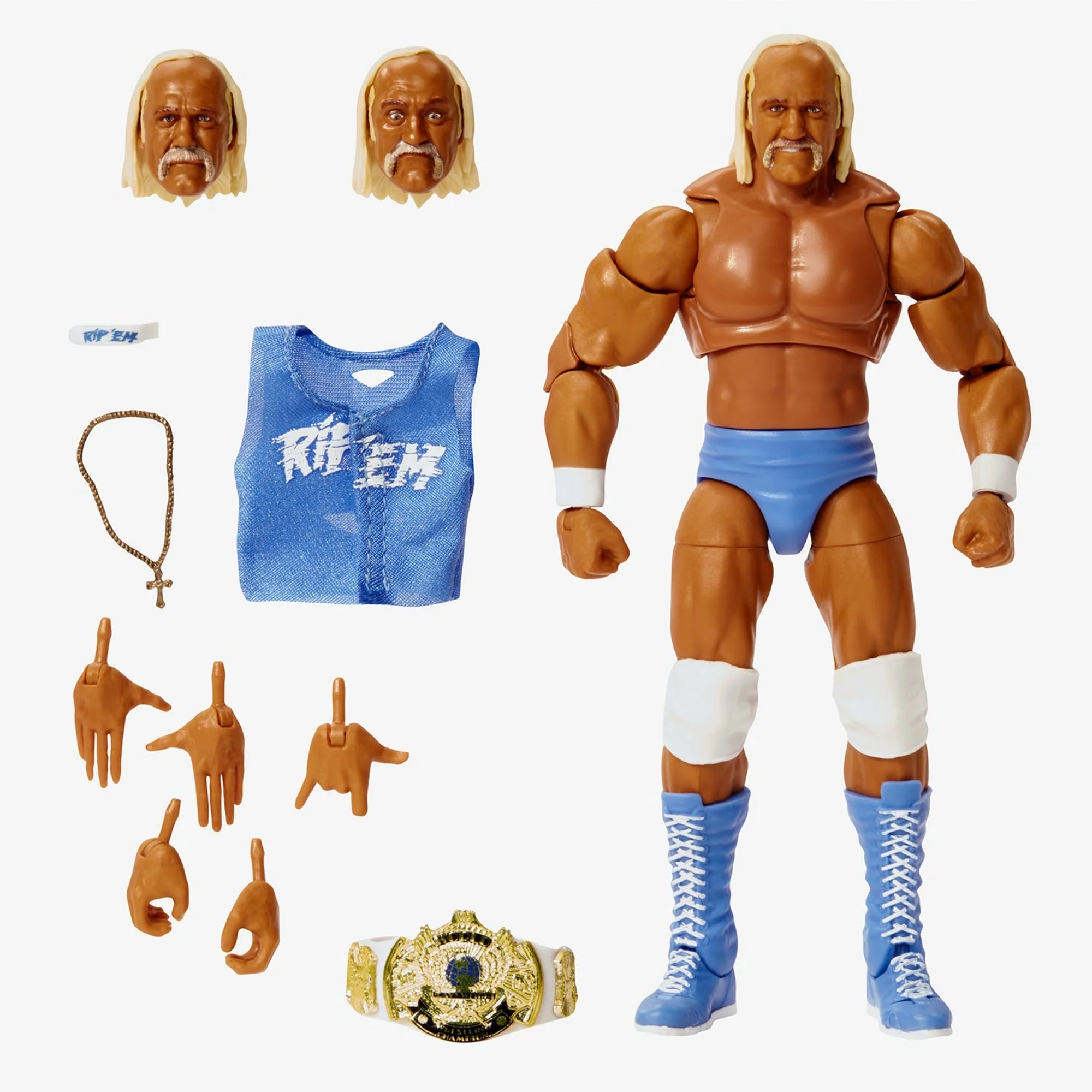 Mattel Creations WWE No Holds Barred Ultimate Edition Hulk Hogan & Zeus Collectible Figures