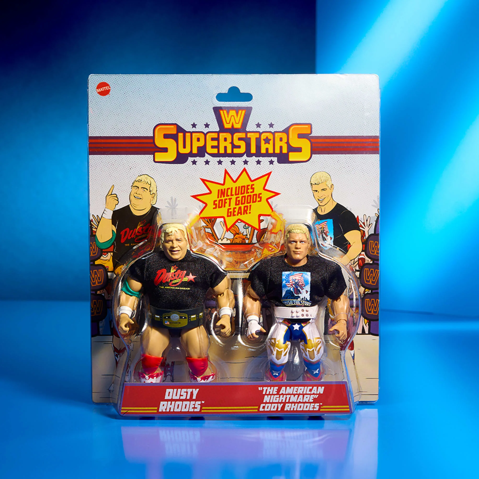 Mattel Creations WWE Superstars Cody Rhodes and Dusty Rhodes 2-Pack