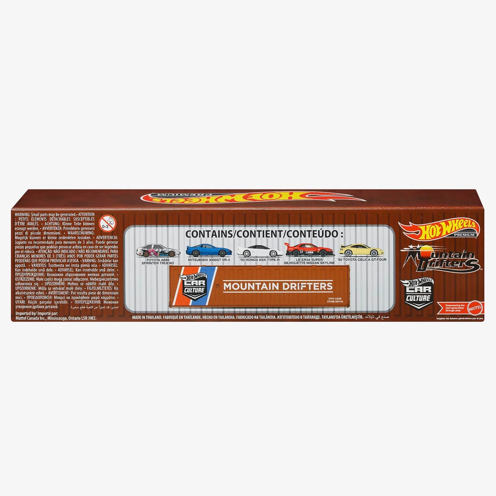 Mattel Creations 2022 Hot Wheels Car Culture Mix 3: Mountain Drifters Case Pack