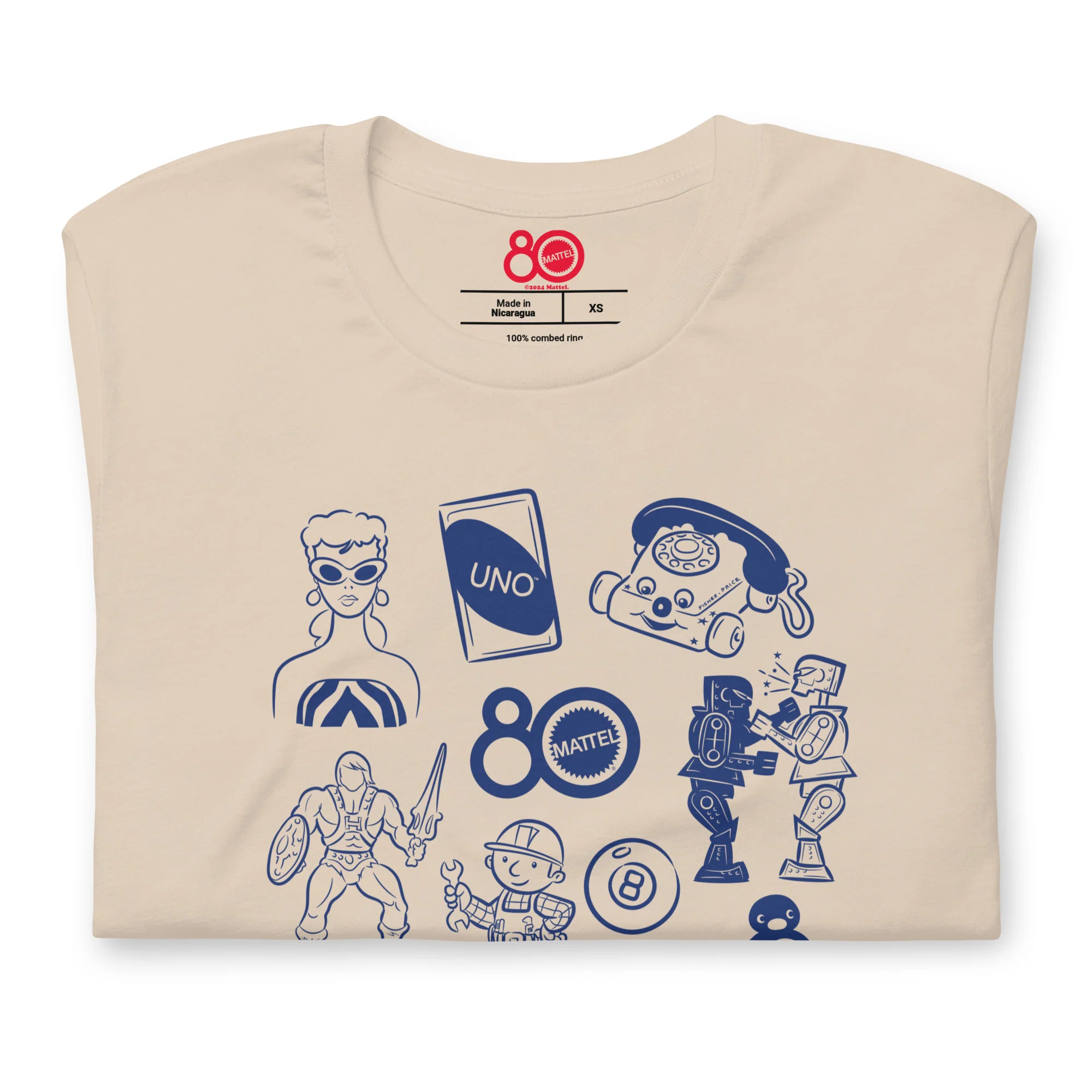 Mattel Creations Mattel 80th Brand Icons T-Shirt