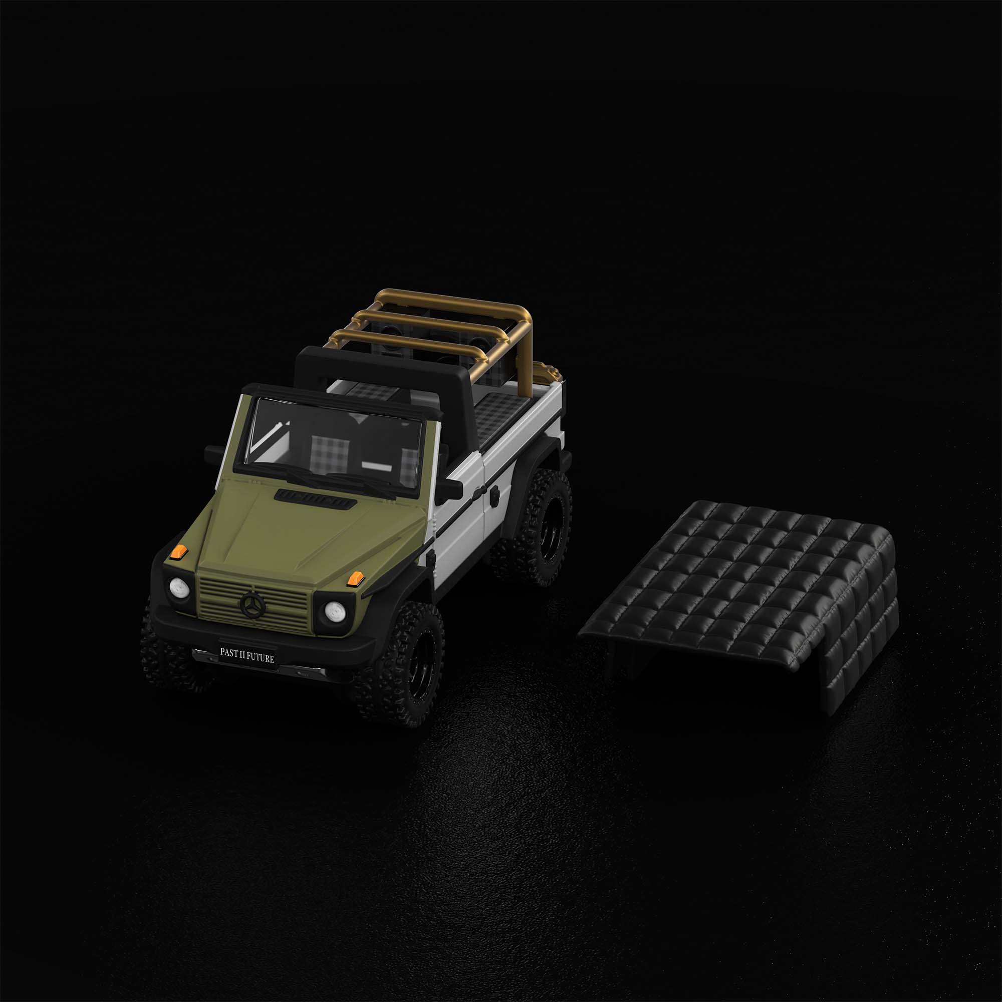 Mattel Creations Hot Wheels x Mercedes-Benz Project G-class Past II Future designed by NIGO