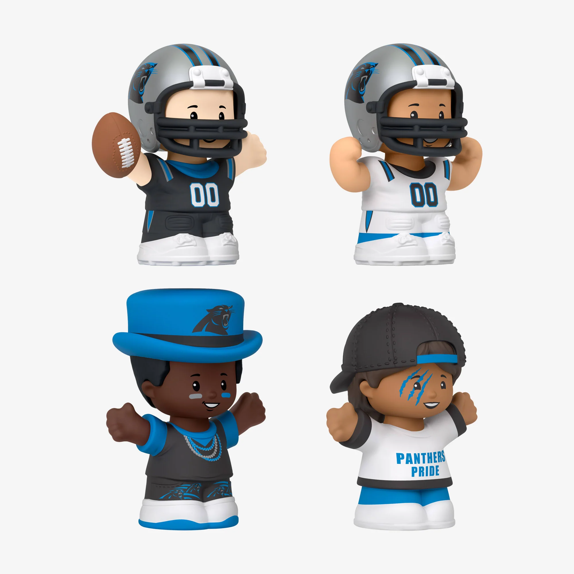 Mattel Creations Little People Collector x NFL Carolina Panthers Set