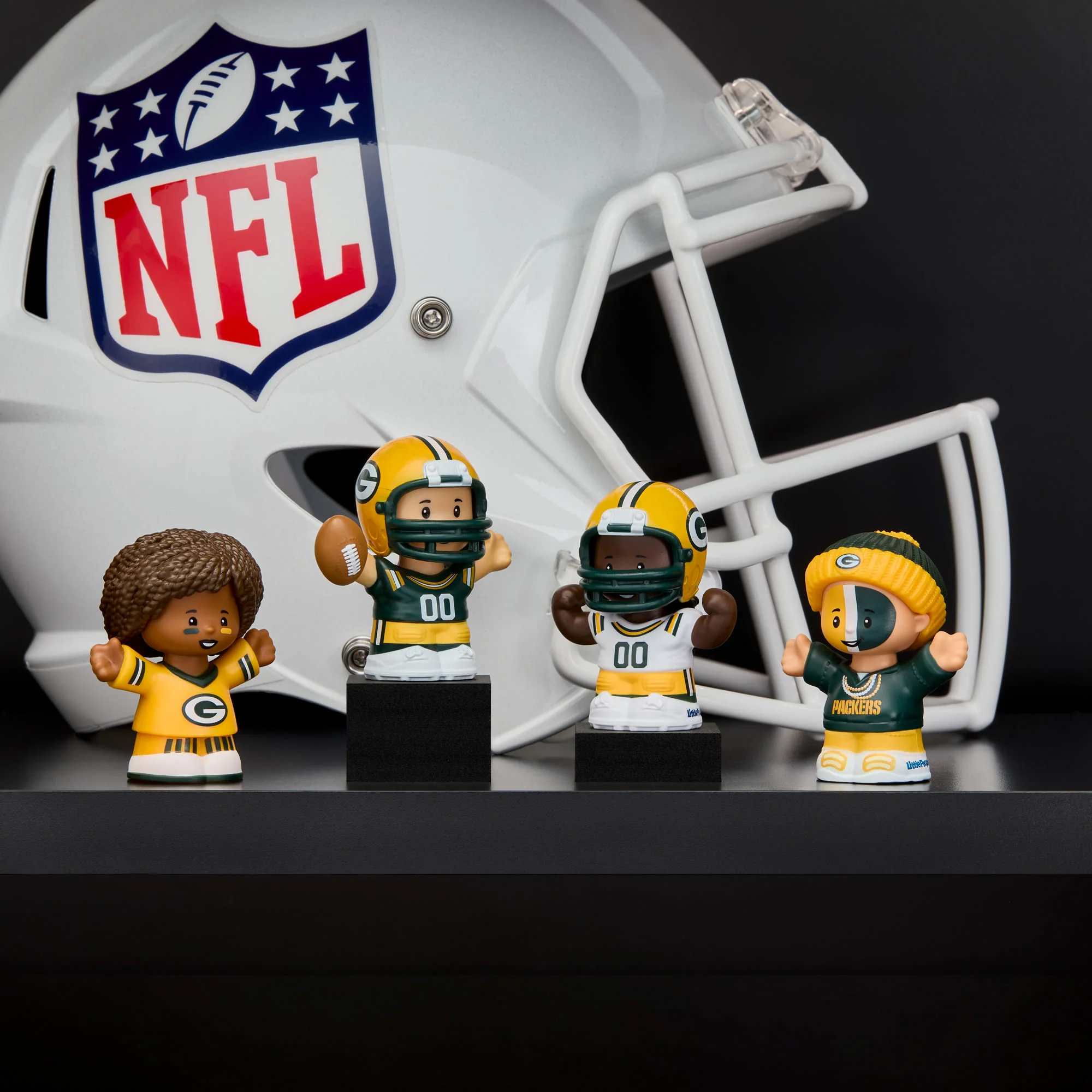 Mattel Creations Little People Collector x NFL Green Bay Packers Set