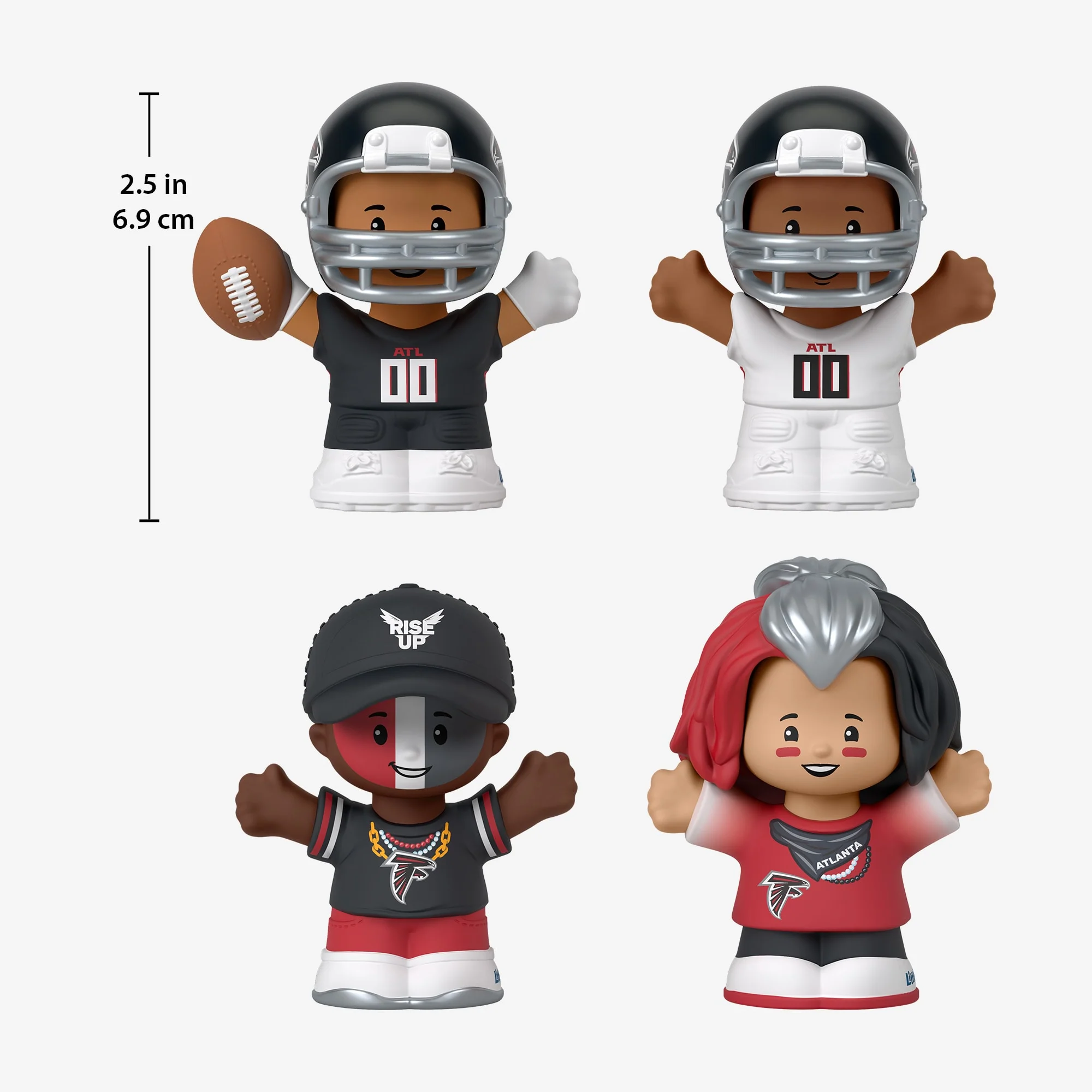 Mattel Creations Little People Collector x NFL Atlanta Falcons Set