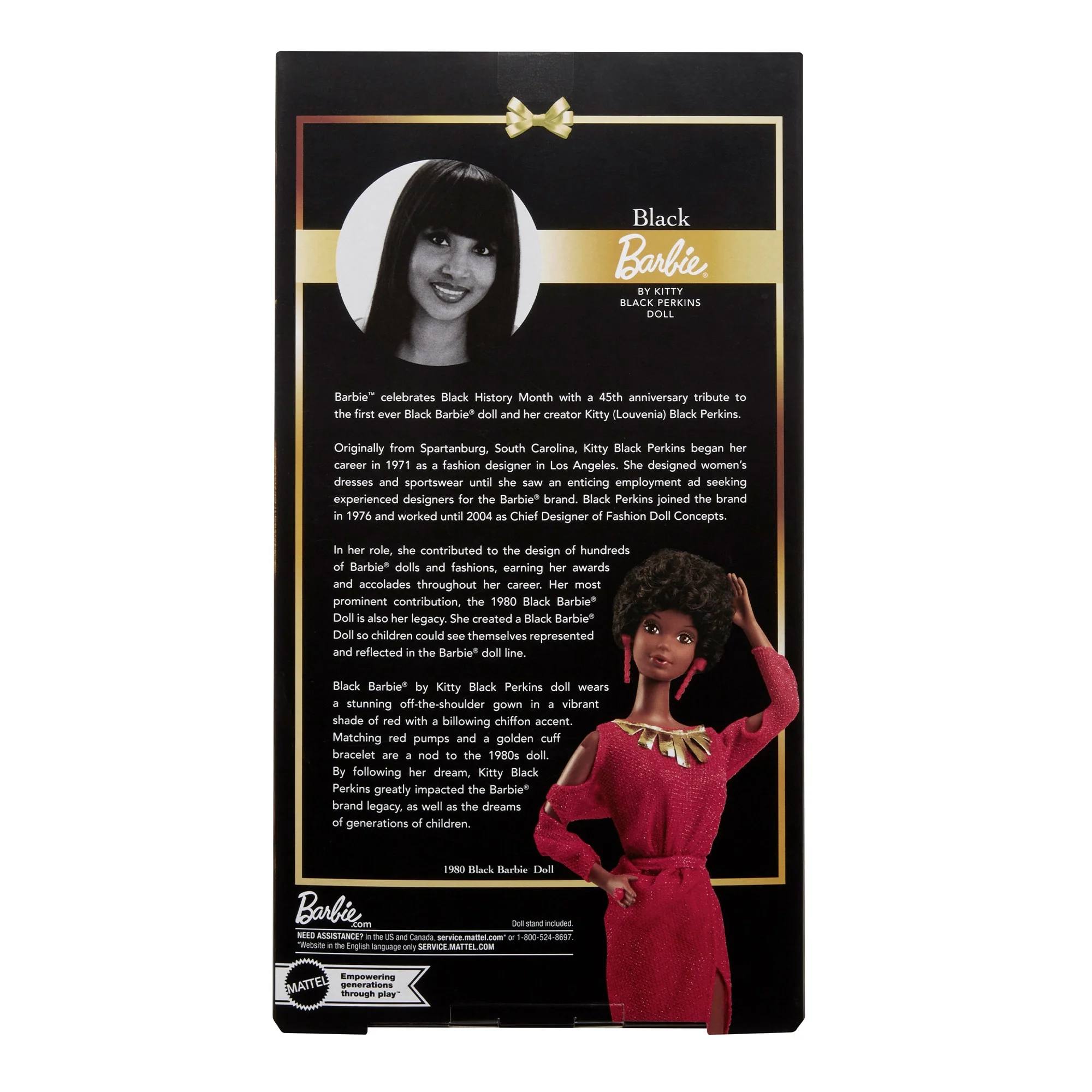 Mattel Creations Black Barbie by Kitty Black Perkins Doll