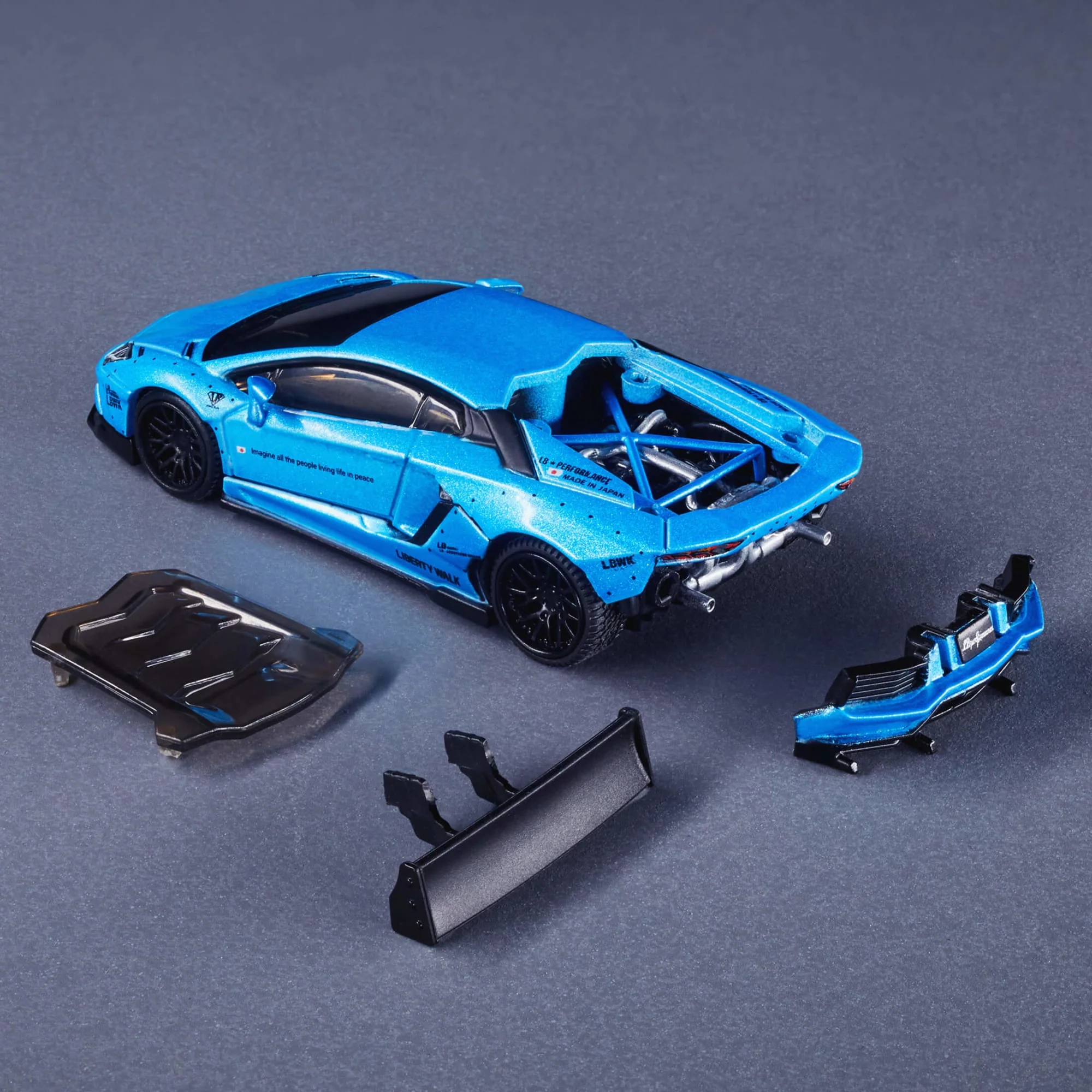Mattel Creations Elite 64 Series LBWK Lamborghini Aventador LP 700-4
