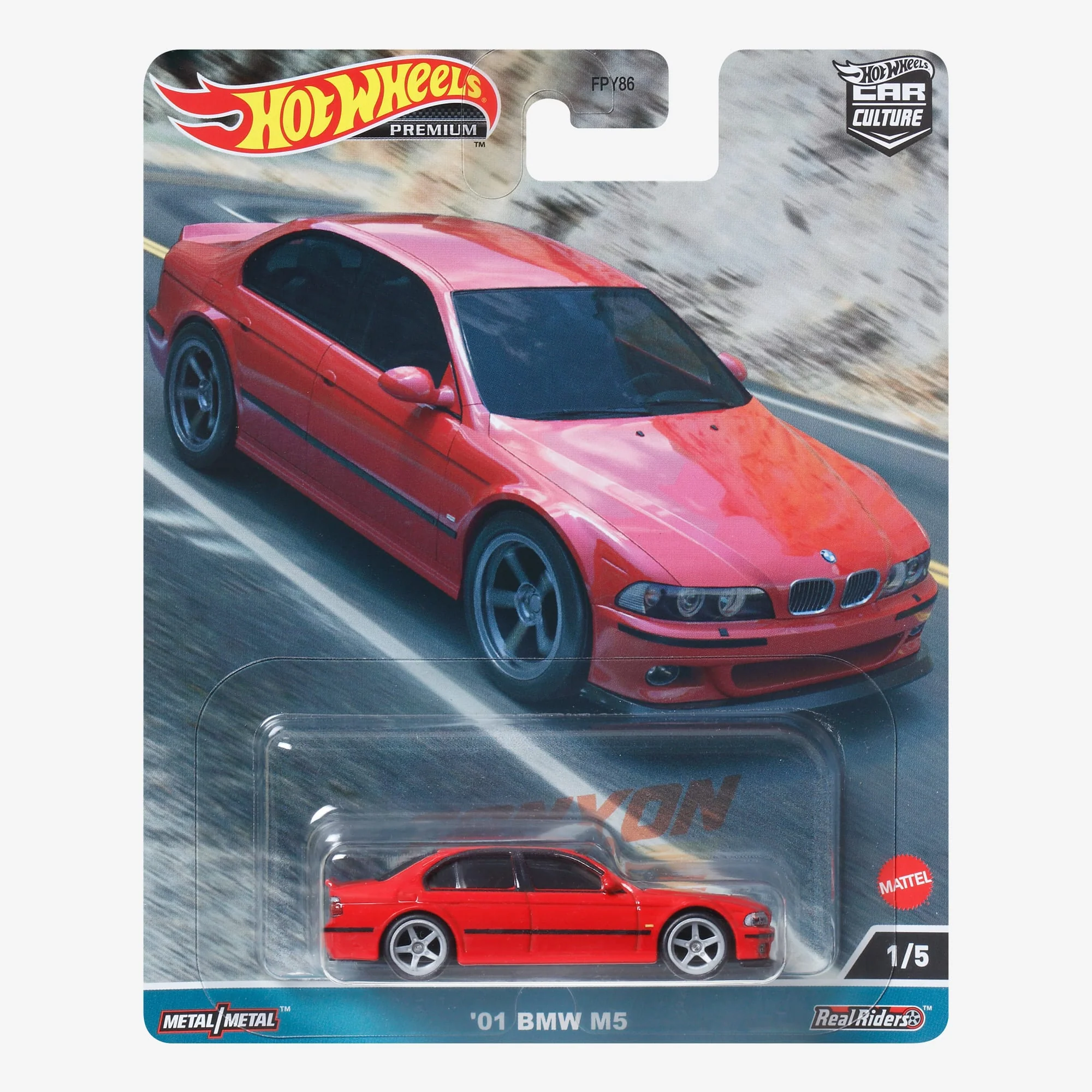 Mattel Creations Hot Wheels Car Culture Circuit Legends Vehicles BMW E39 M5