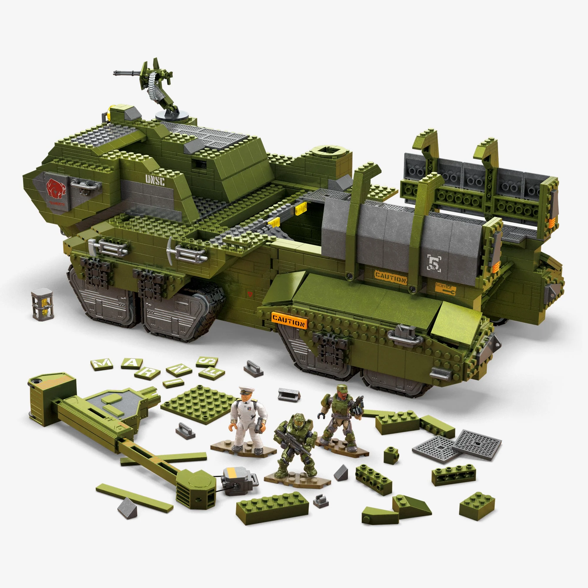 Mattel Creations MEGA Halo UNSC Elephant Sandnest Building Kit