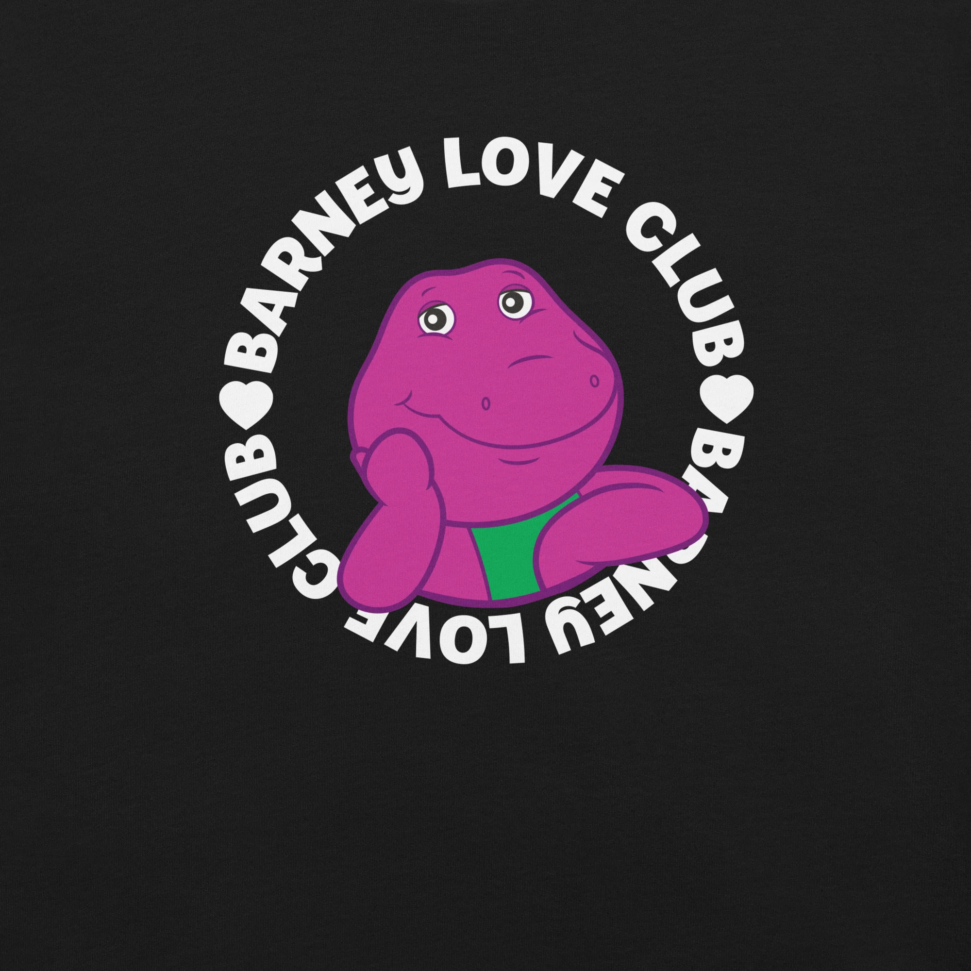 Mattel Creations Barney Love Club T-Shirt