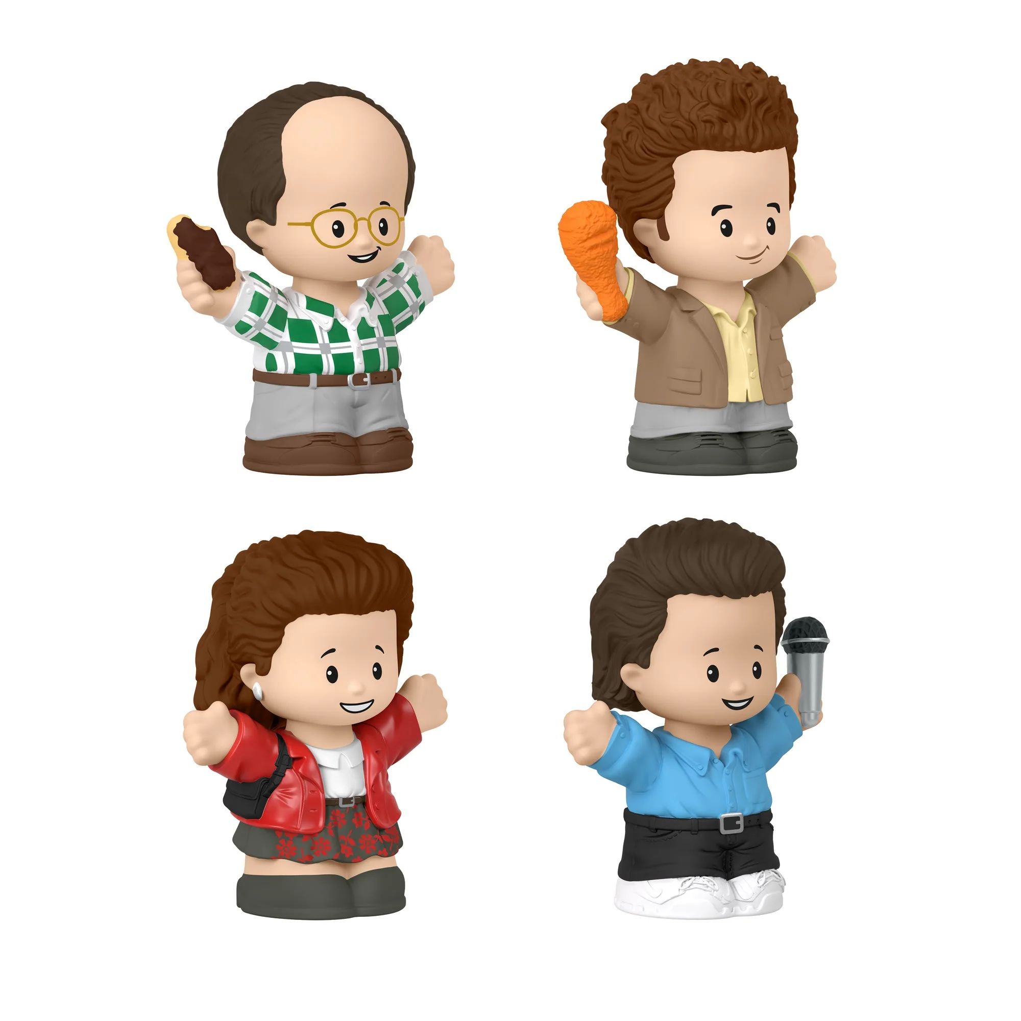 Mattel Creations Little People Collector Seinfeld Figures